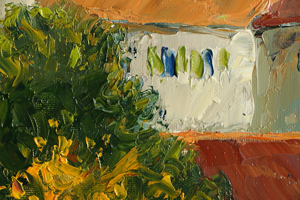 Gerhard Neswadba Oil Painting on Canvas "Amalfi"