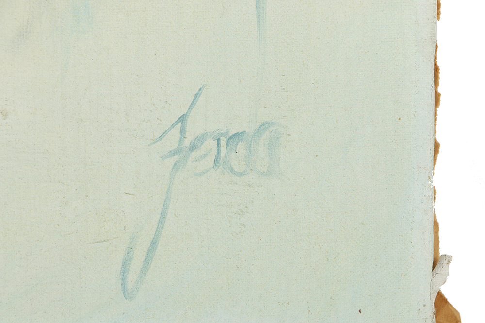 Pat Zenda Oil Painting on Canvas "Girl"