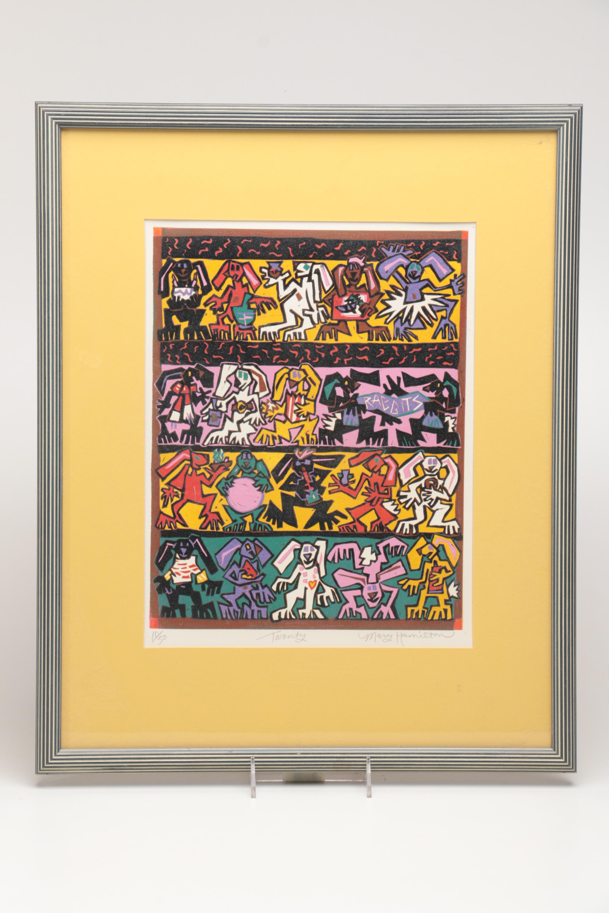 Mary Hamilton Limited Edition Linocuts on Paper