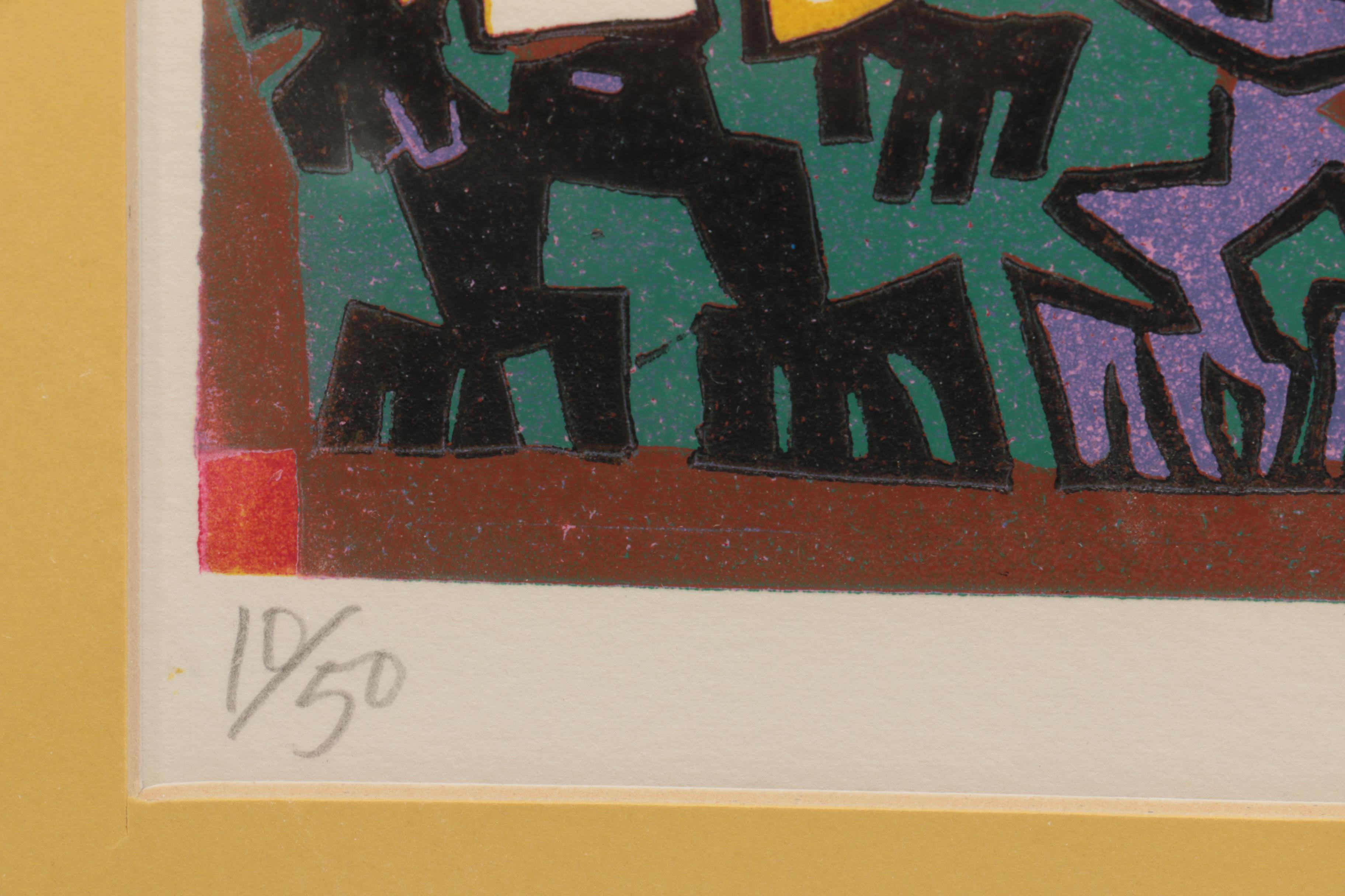 Mary Hamilton Limited Edition Linocuts on Paper