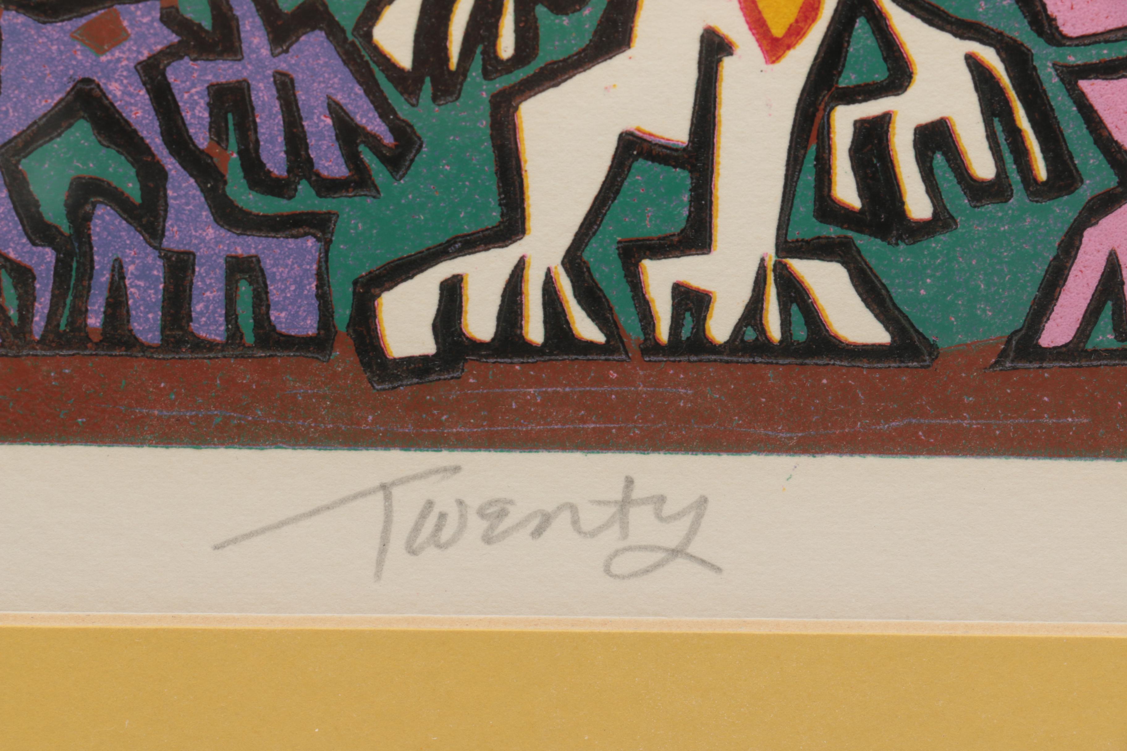 Mary Hamilton Limited Edition Linocuts on Paper