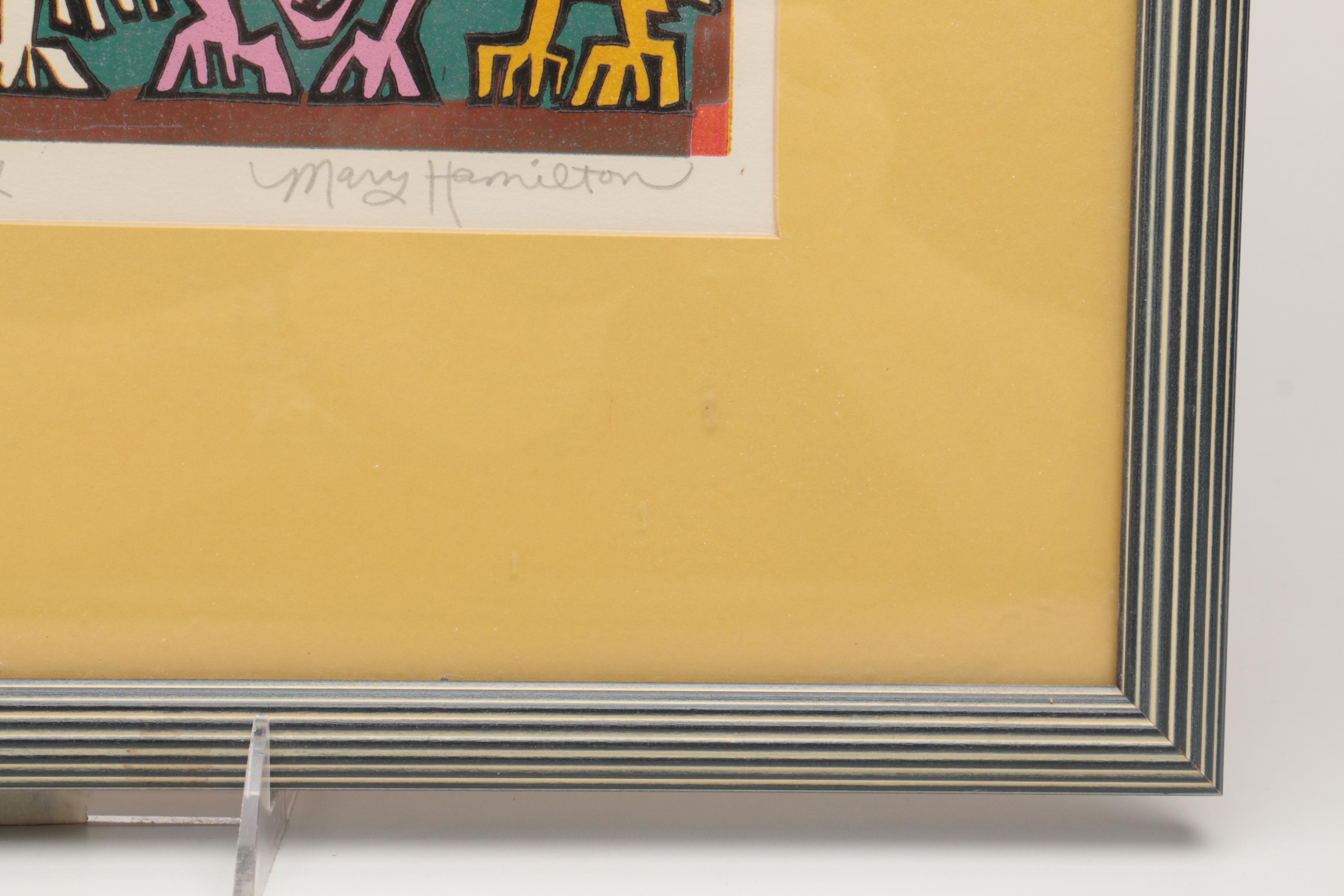 Mary Hamilton Limited Edition Linocuts on Paper