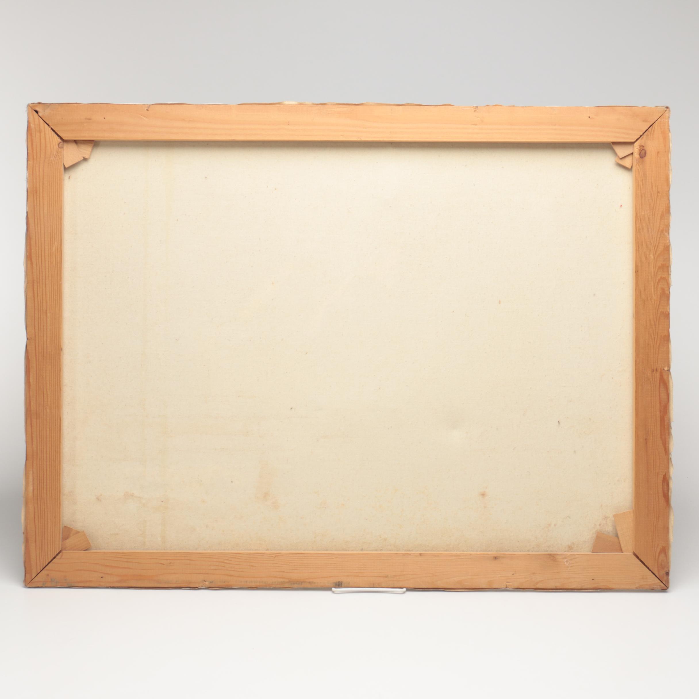 Pfitzer Oil Painting on Canvas of Mountainscape