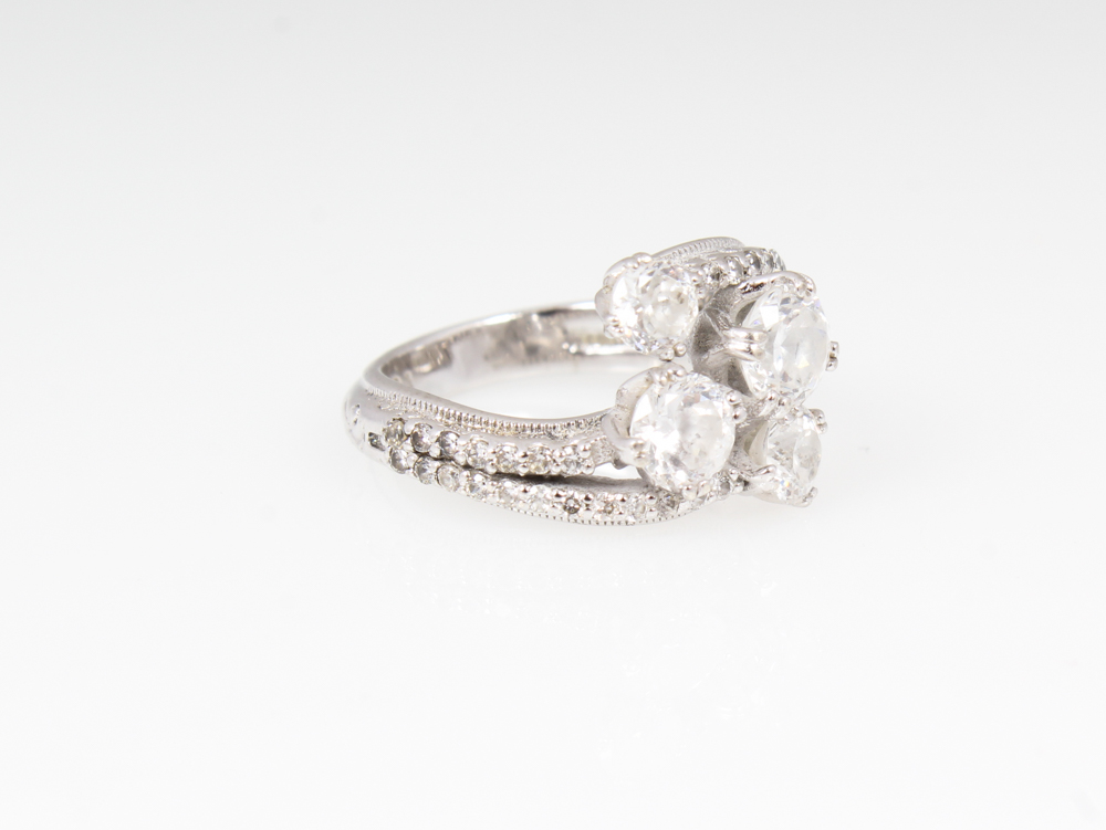 Tacori Sterling Silver Cubic Zirconia Ring