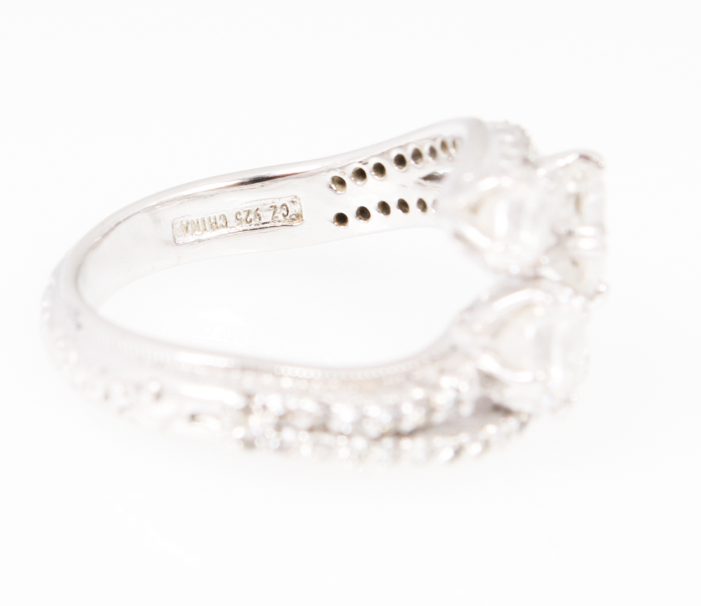 Tacori Sterling Silver Cubic Zirconia Ring