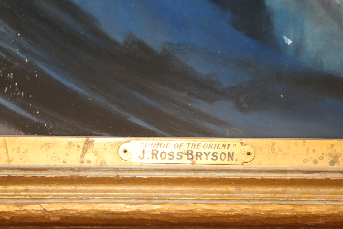 James Ross Bryson Original Oil Painting "Pride Of The Orient"