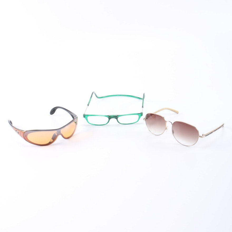 Fashion Sunglasses and Magnetic Reading Glasses