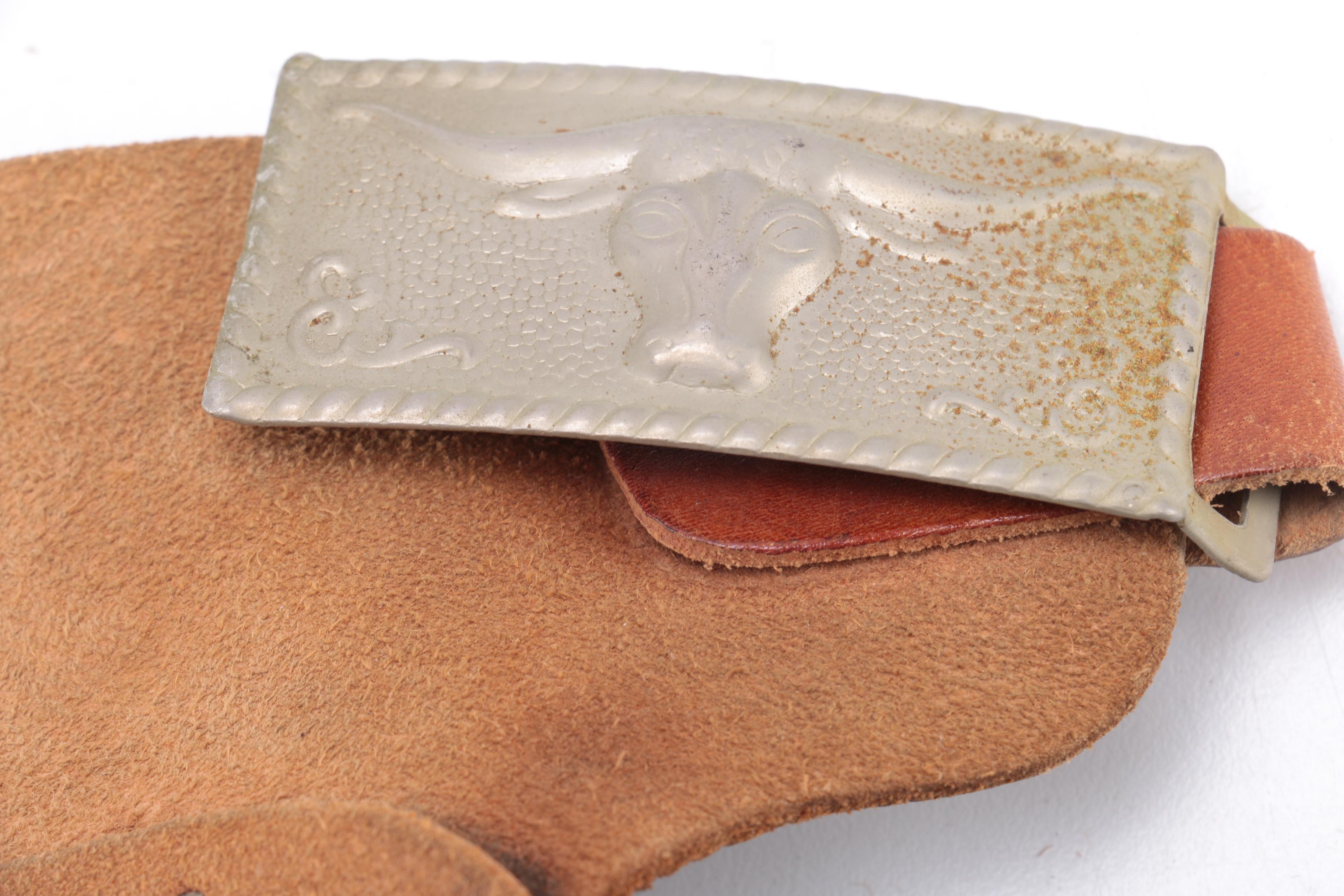 Gene Autry Flying A Ranch Double Gun Toy Holster, Hoppy Print and Cowboy Boots Bookends