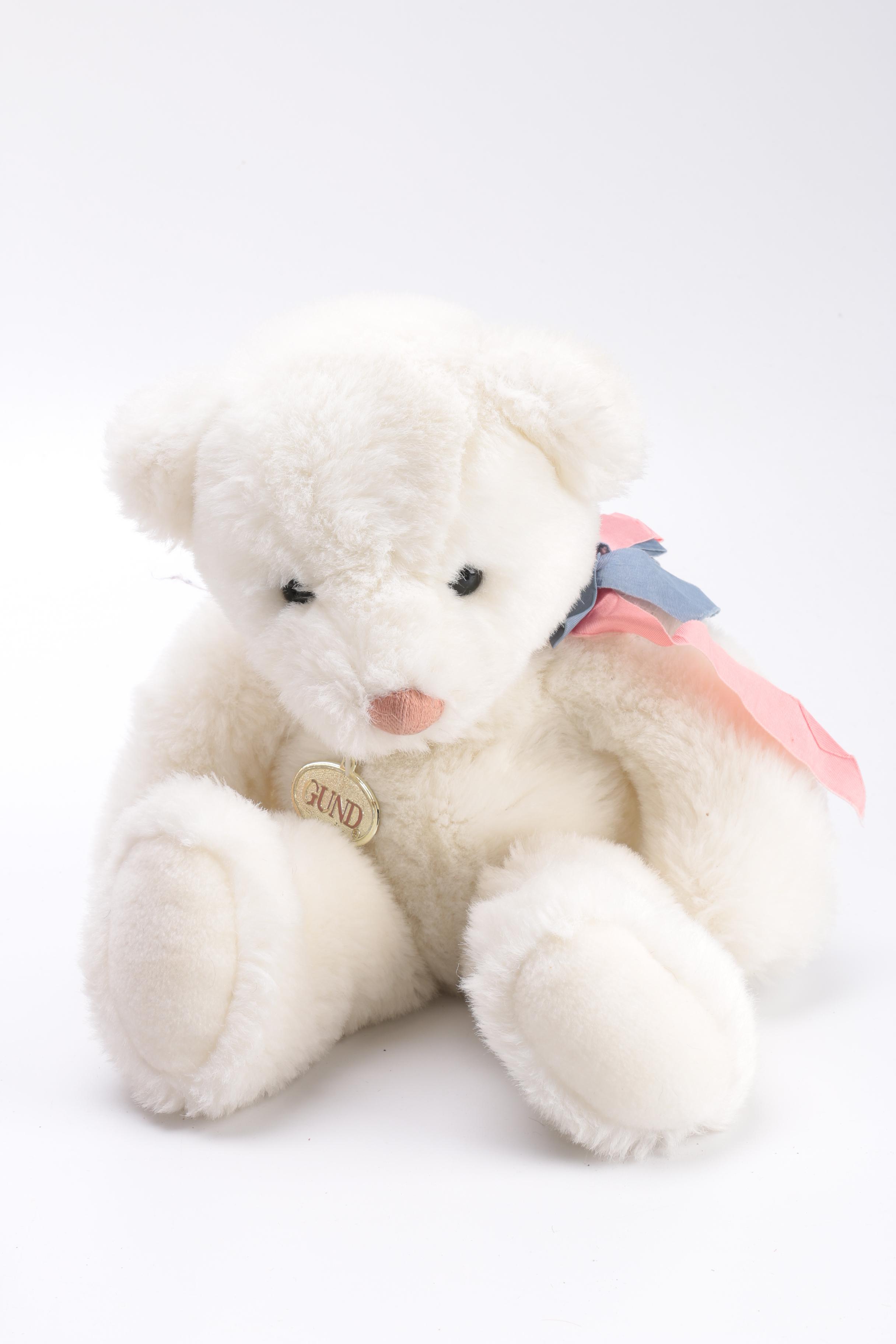 Gund Teddy Bears And Plush Bunny