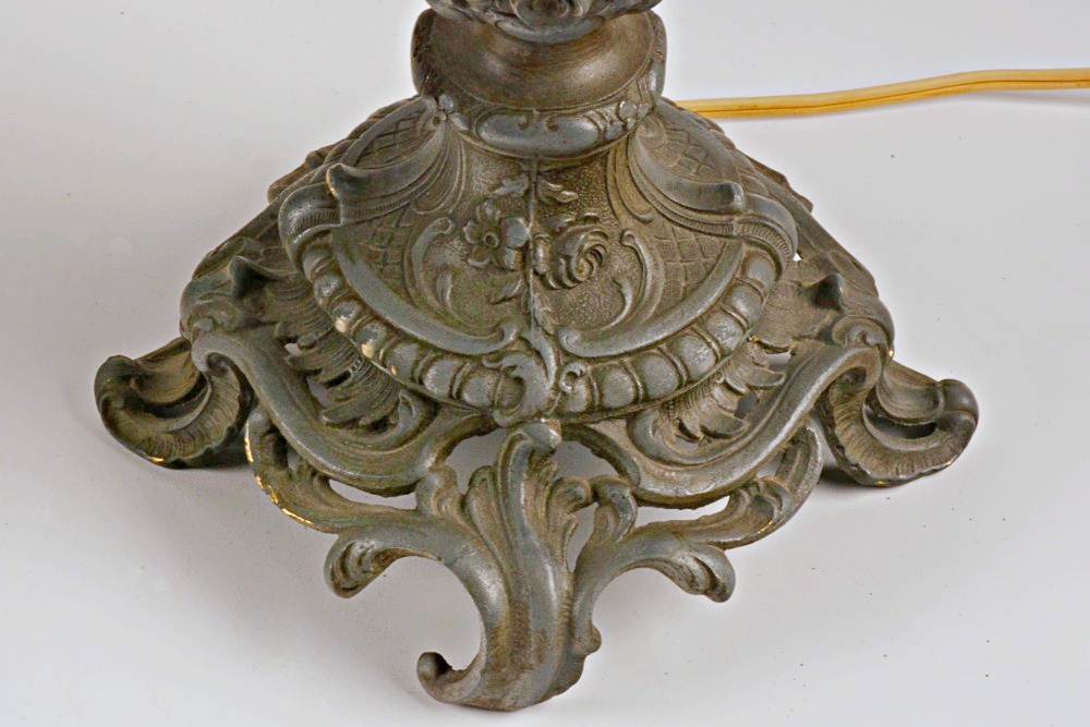 Pair of Hand Decorated Ewer Lamps