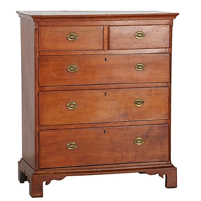 Antique Federal Style Cherry Chest of Drawers
