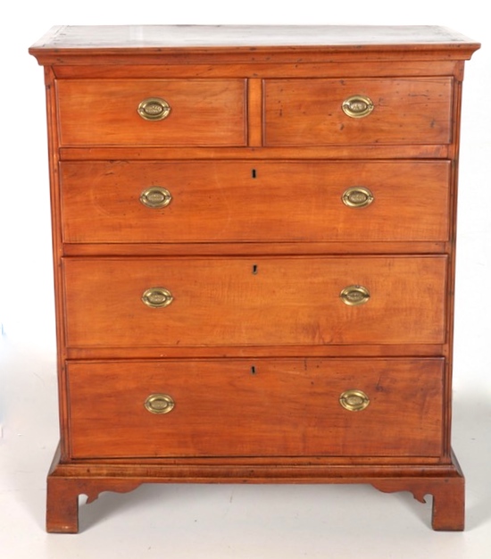Antique Federal Style Cherry Chest of Drawers