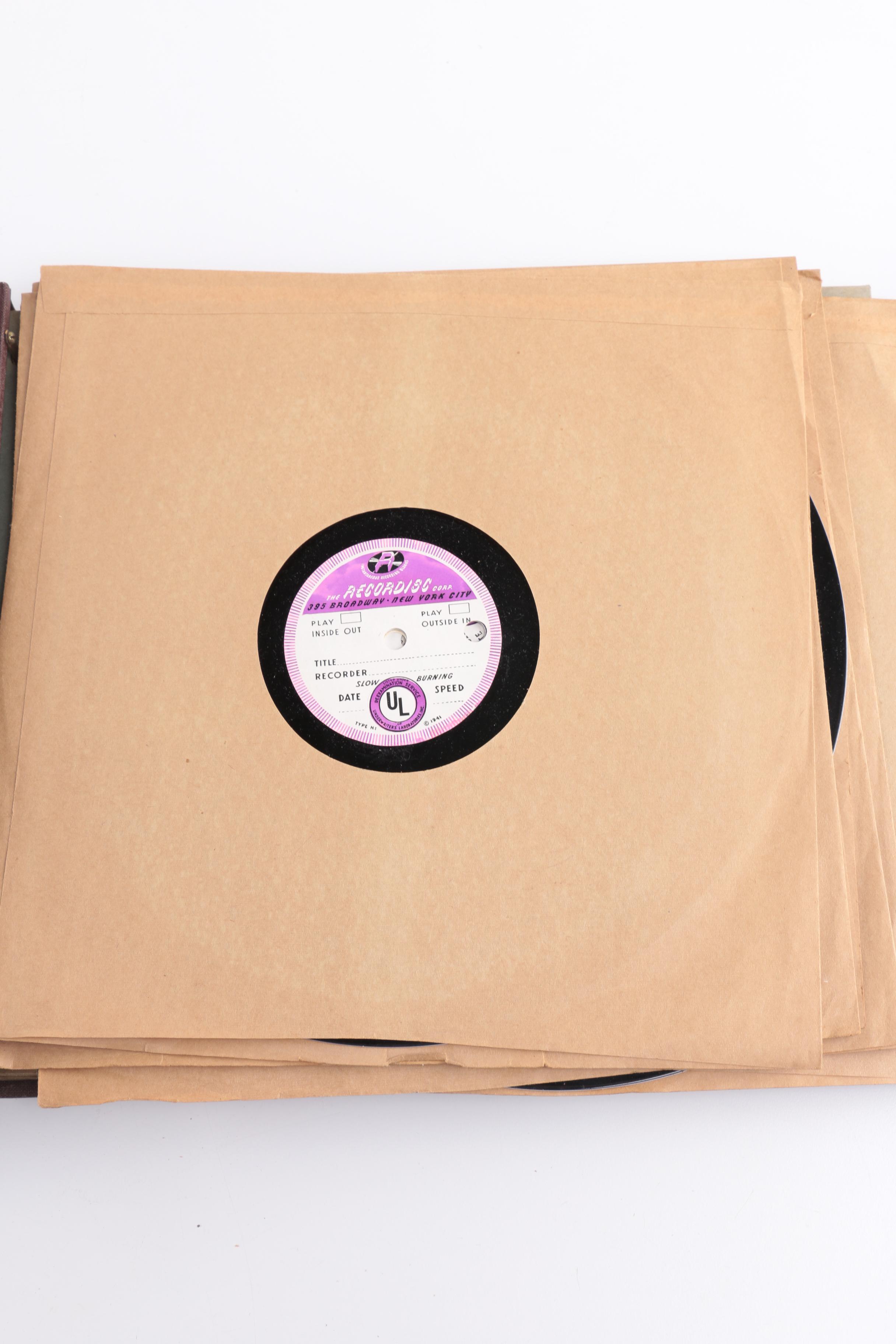 78 rpm Records and 1955 Billy Graham Crusade Record