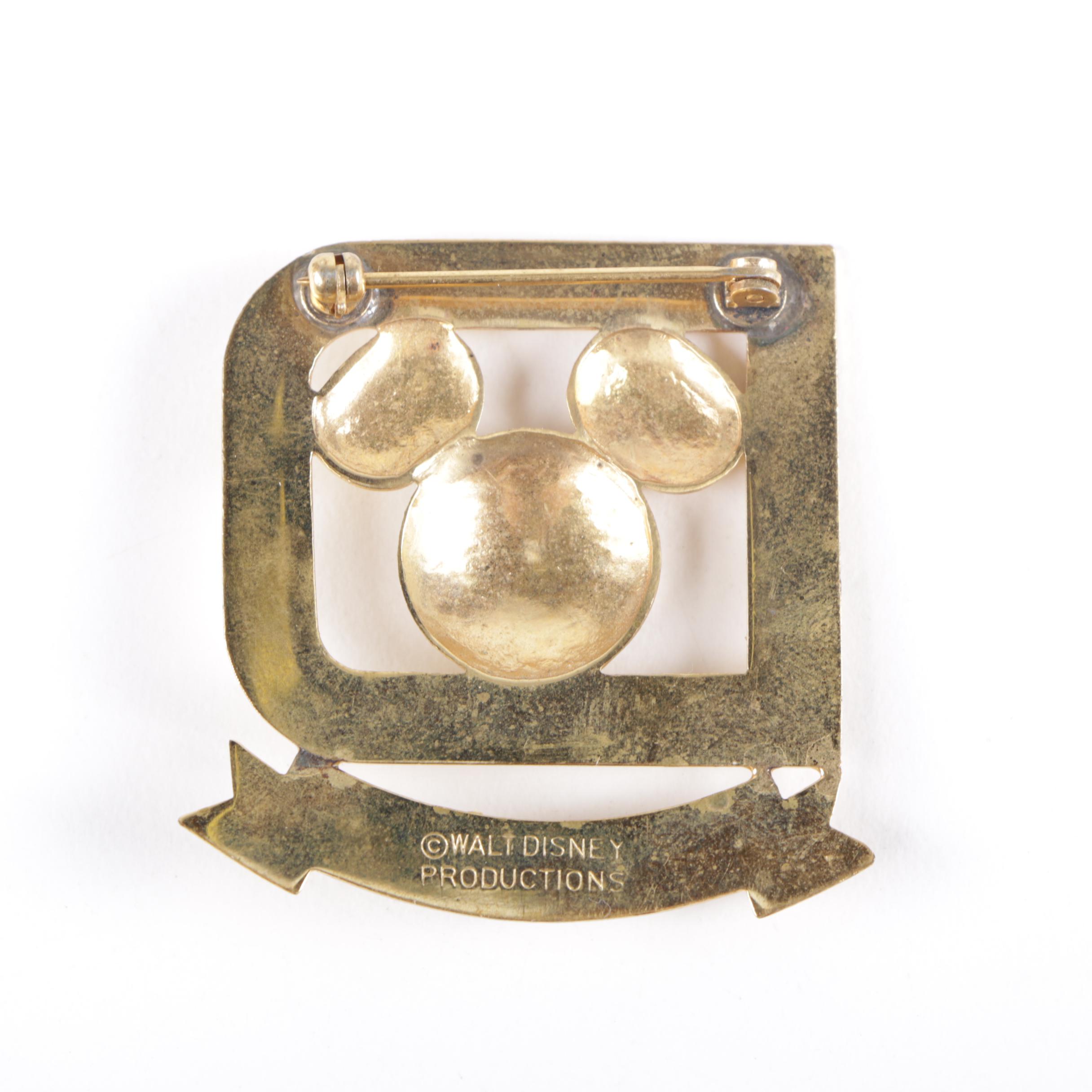 Two Rare Disney Pins From Disney Hosted Super Bowl XXV