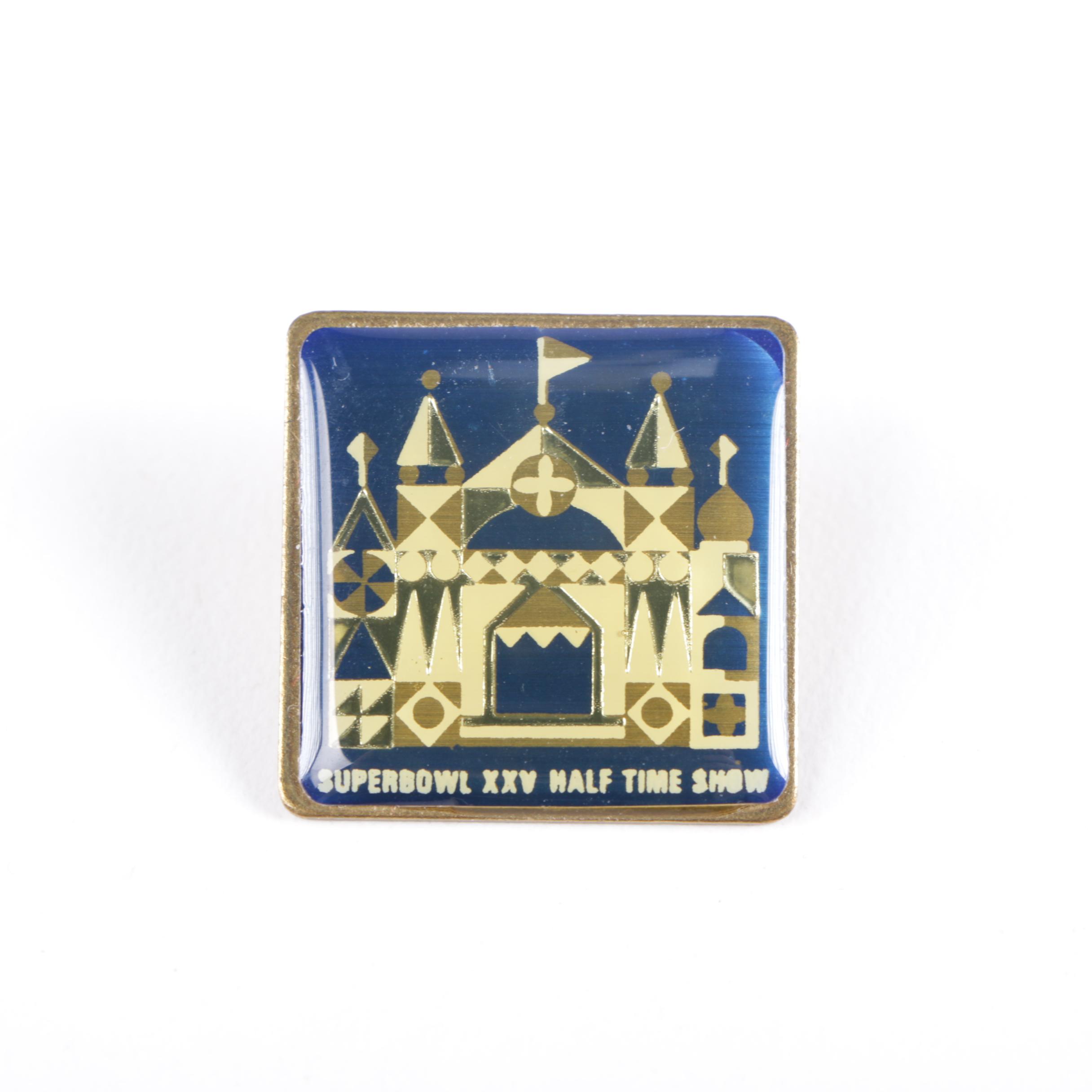 Two Rare Disney Pins From Disney Hosted Super Bowl XXV