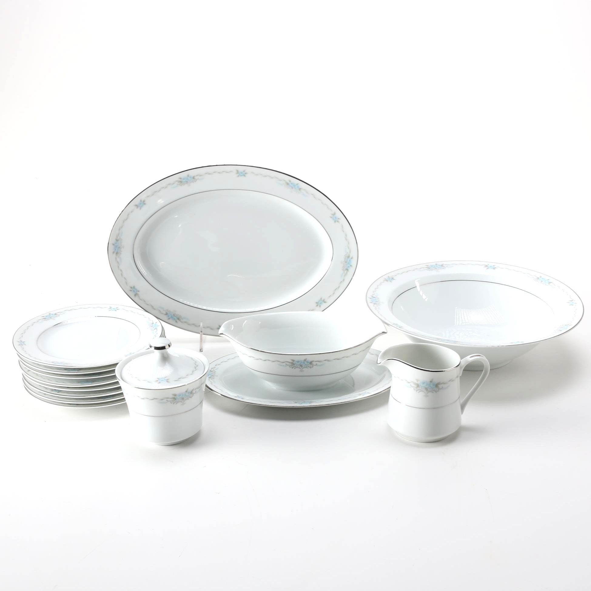 Style House "Corsage" Fine China Serving Pieces