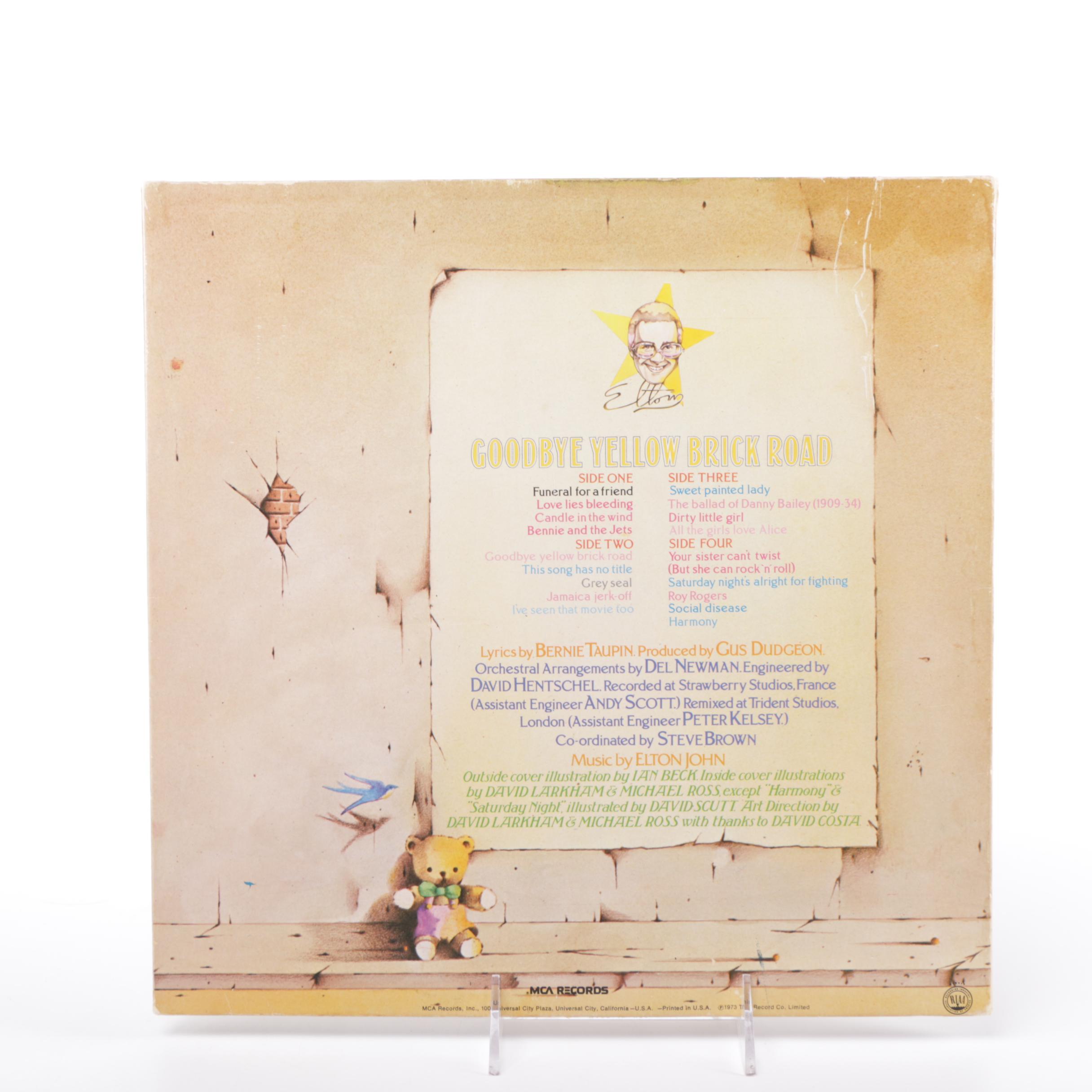 Elton John CD Box Set and "Yellow Brick Road" LP