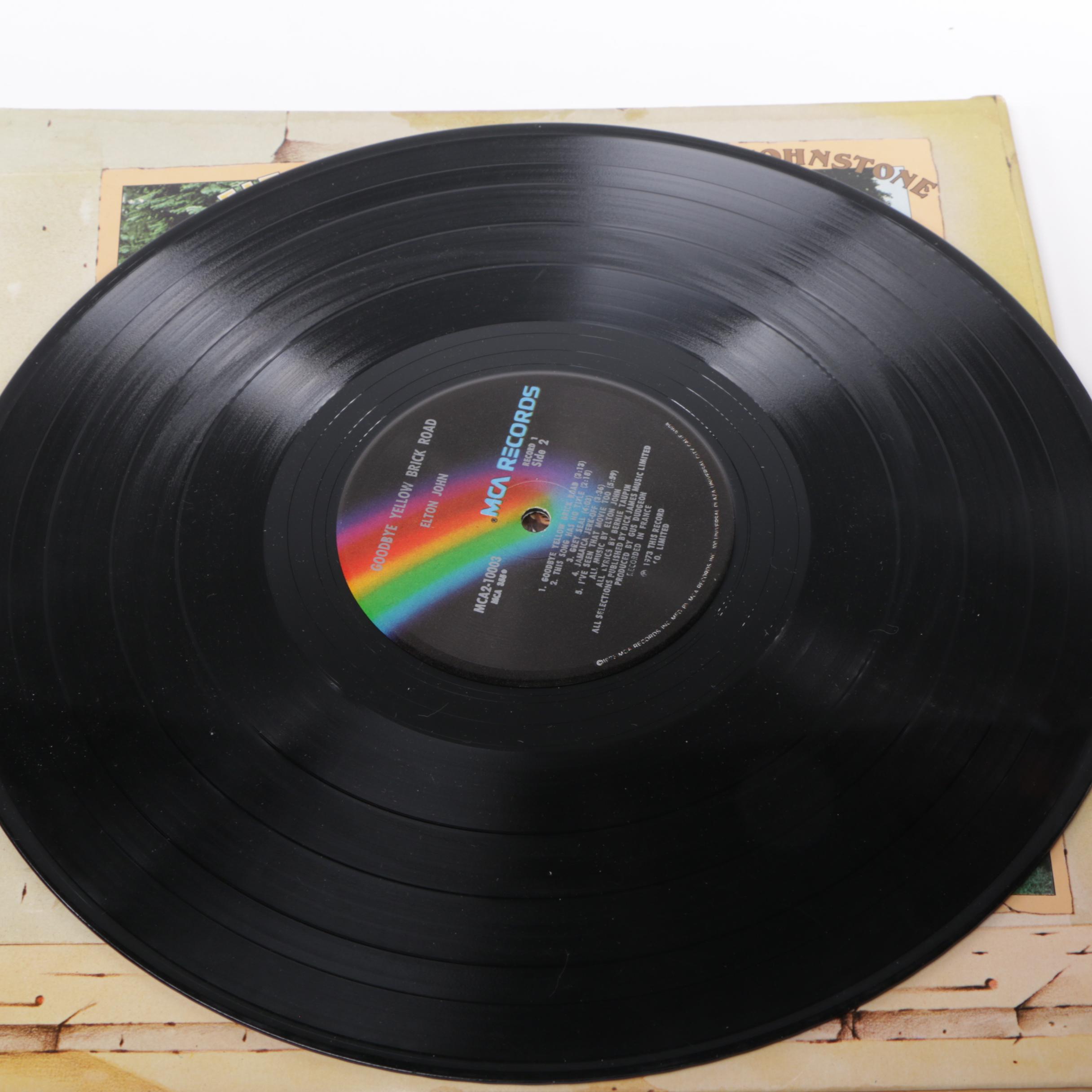 Elton John CD Box Set and "Yellow Brick Road" LP