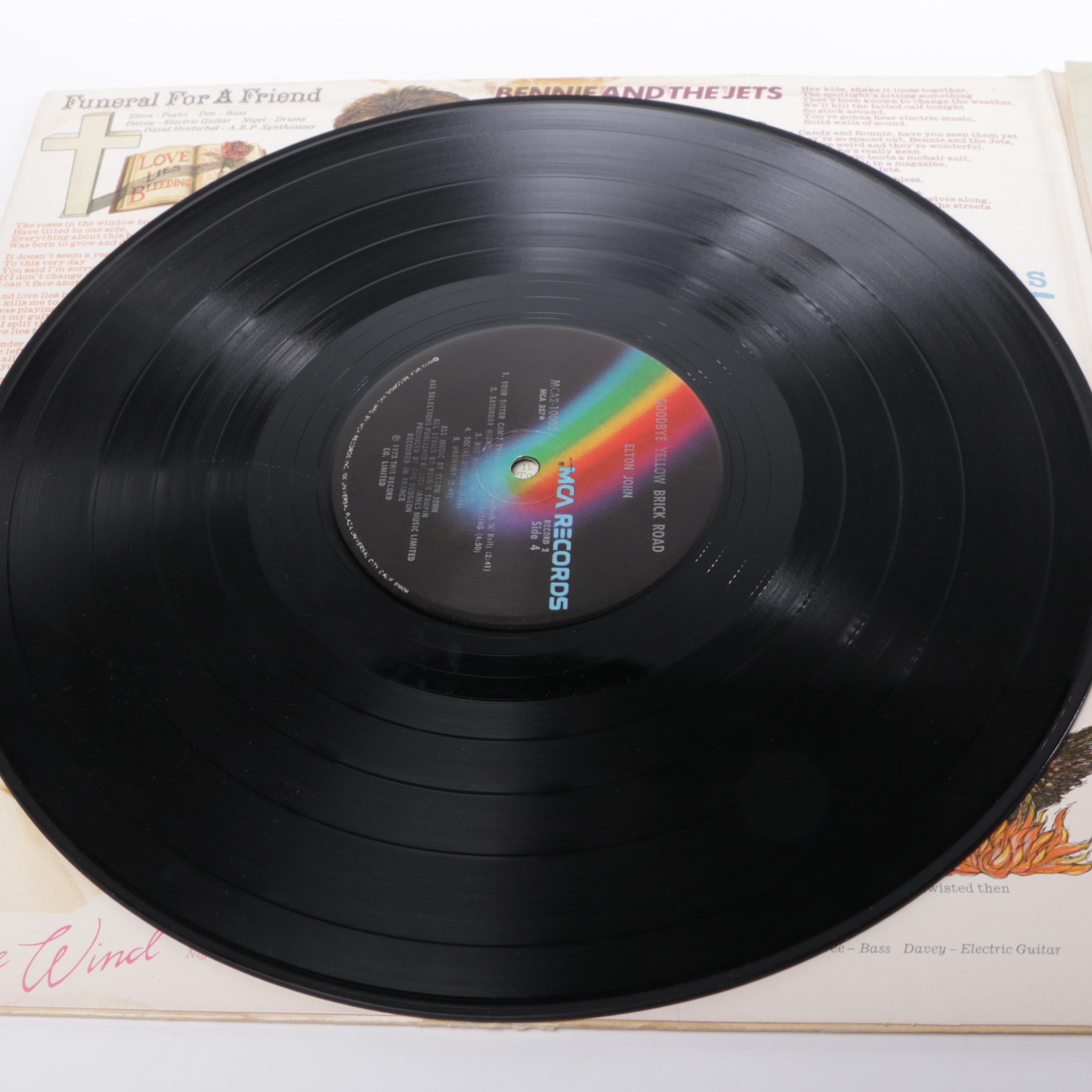 Elton John CD Box Set and "Yellow Brick Road" LP