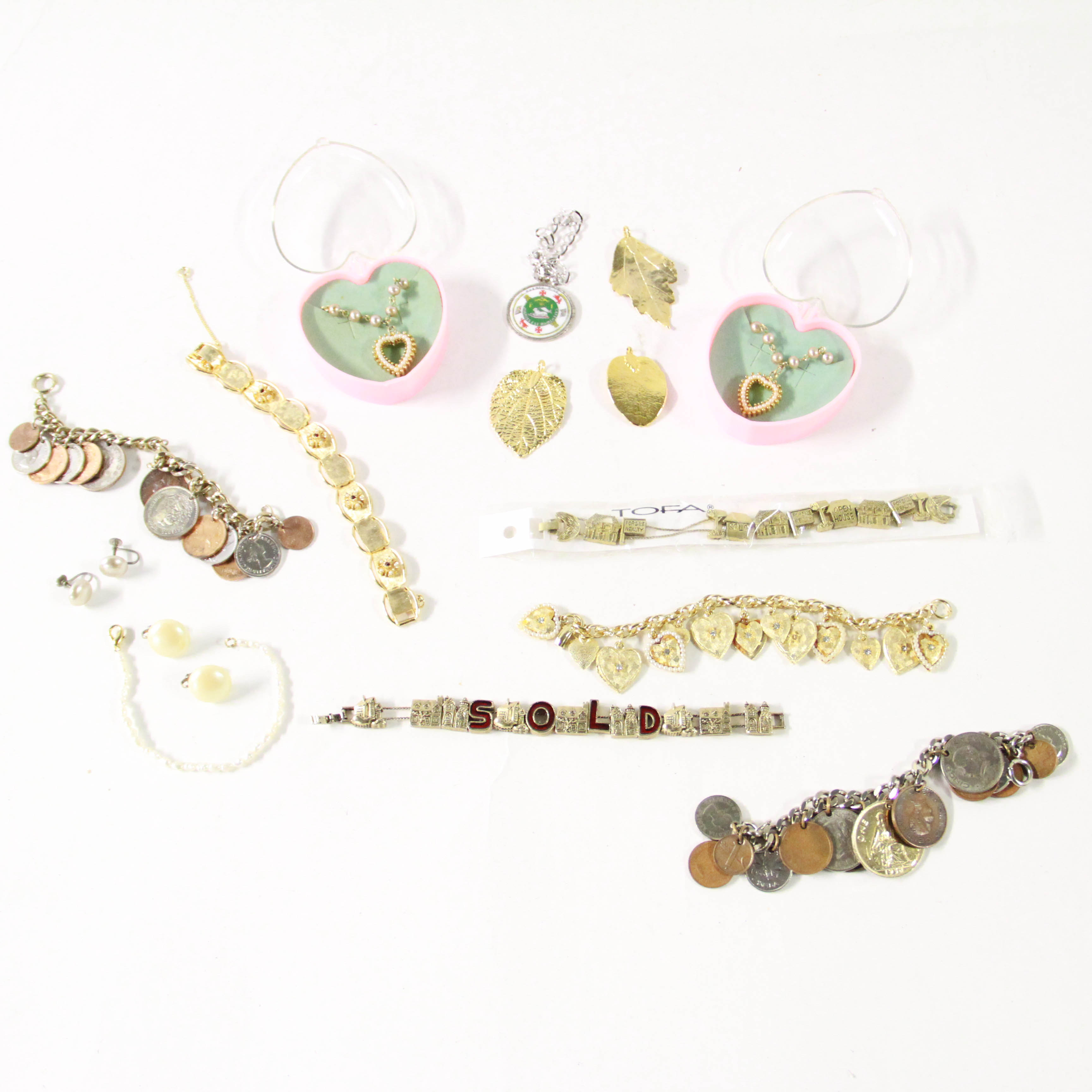 Assortment of Various Costume Jewelry
