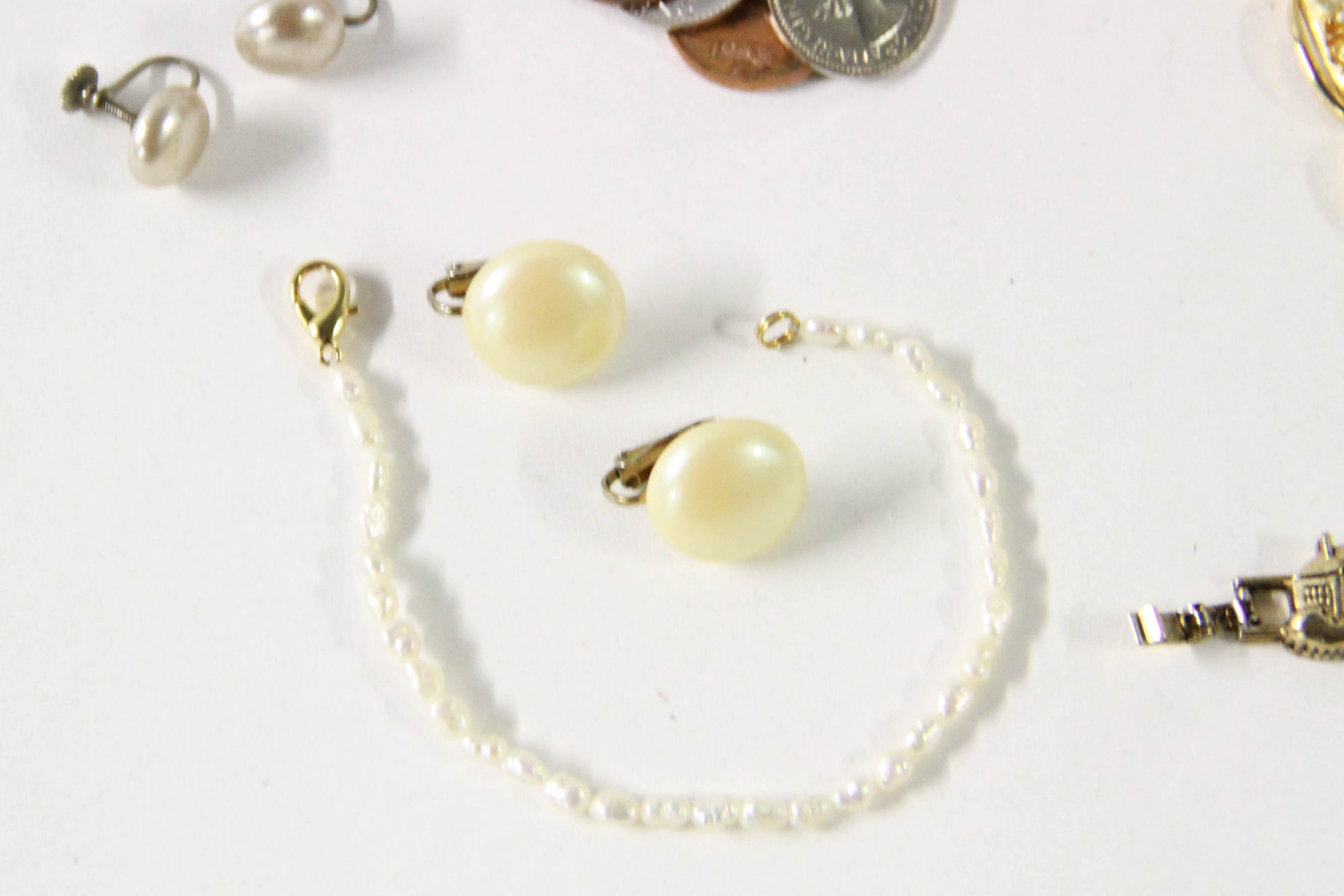 Assortment of Various Costume Jewelry