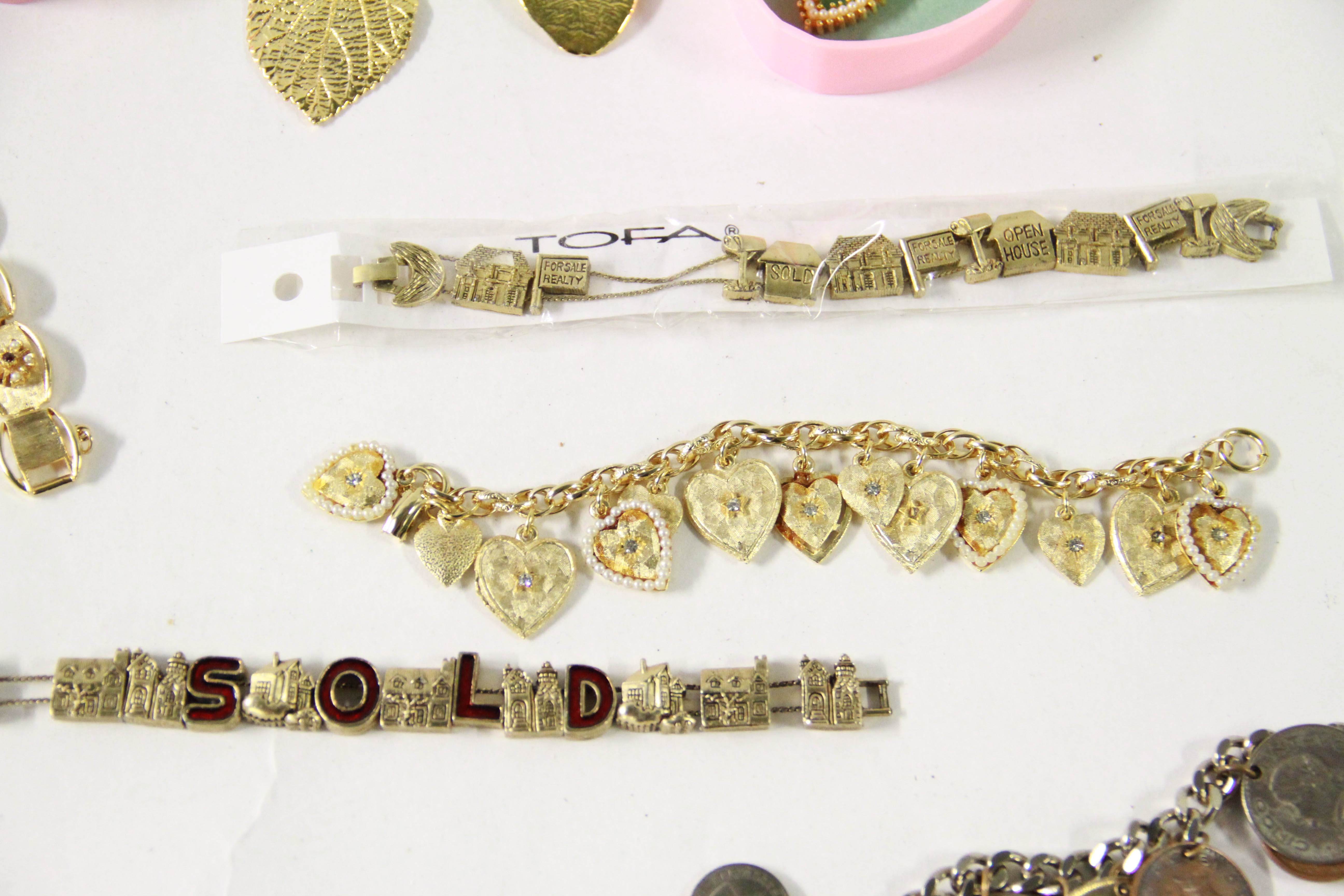 Assortment of Various Costume Jewelry