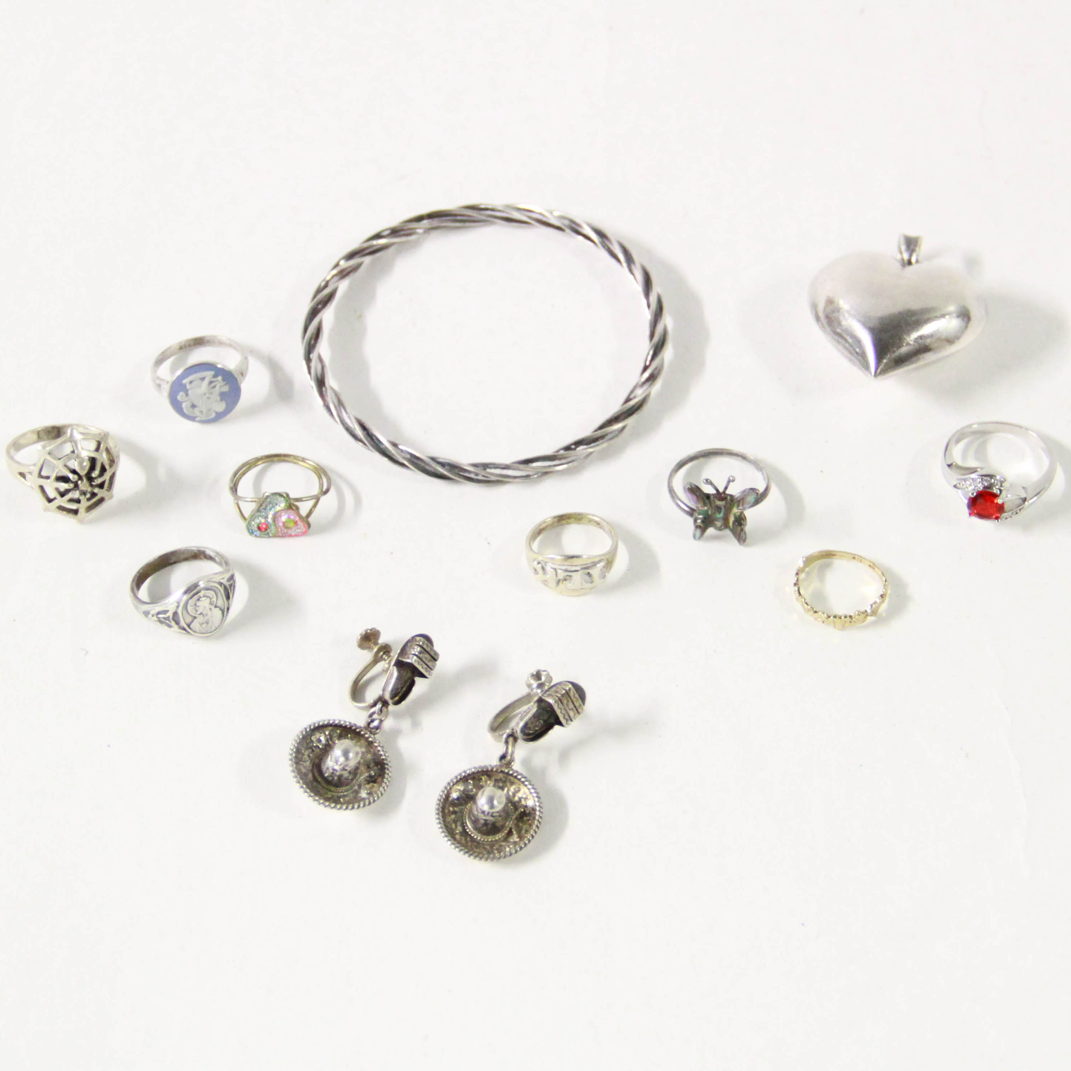 Silver-Plated Costume Jewelry