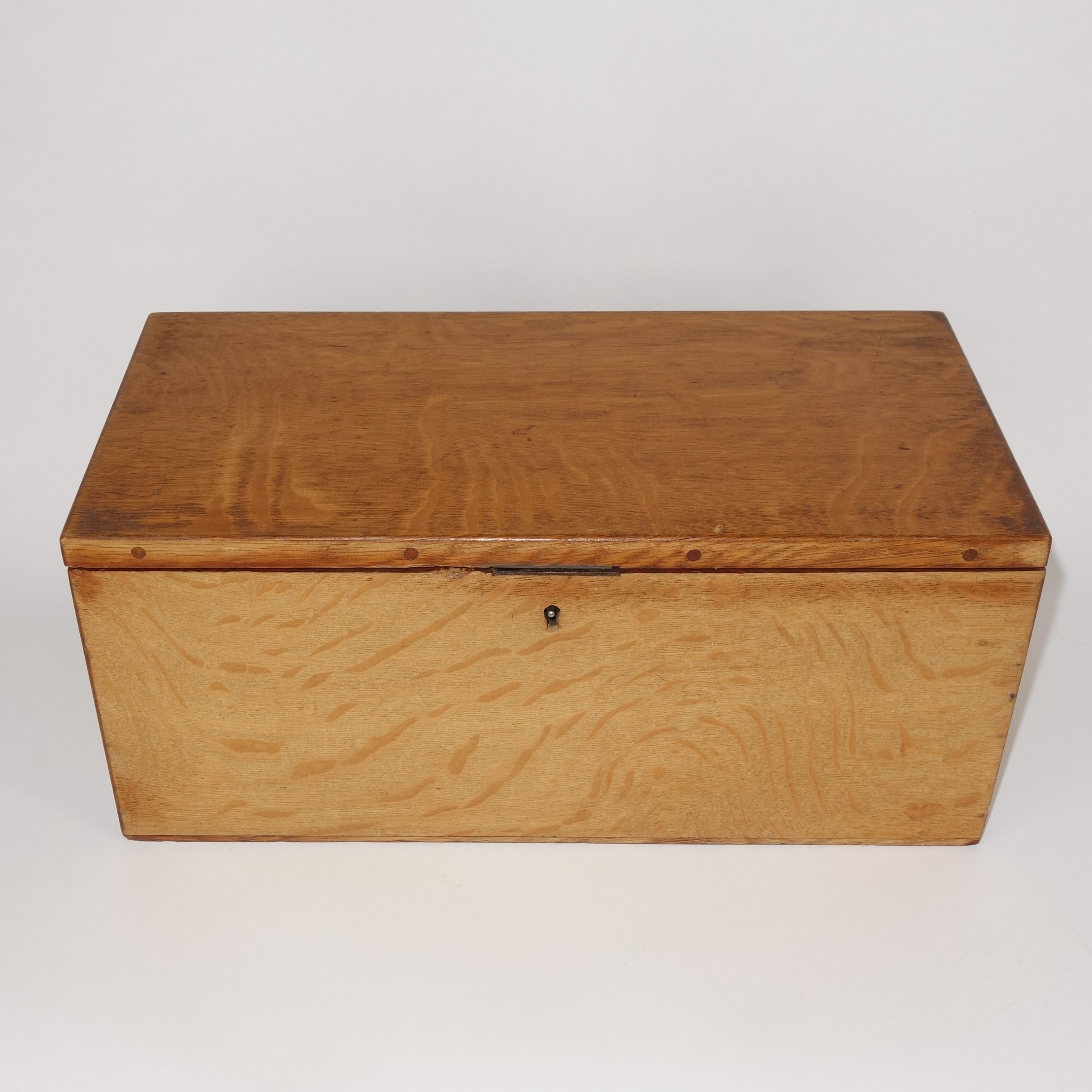 Vintage Oak Recipe Box