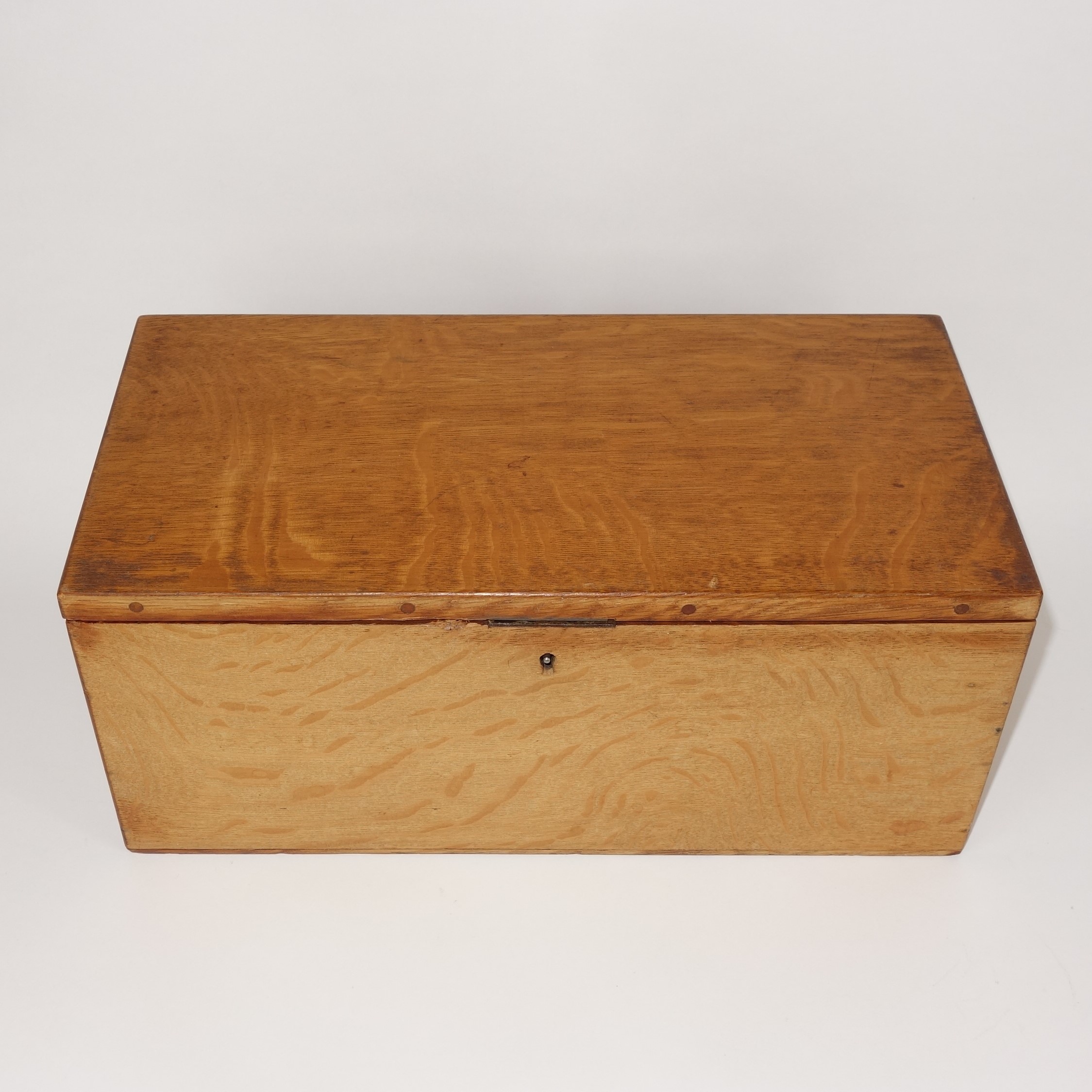 Vintage Oak Recipe Box
