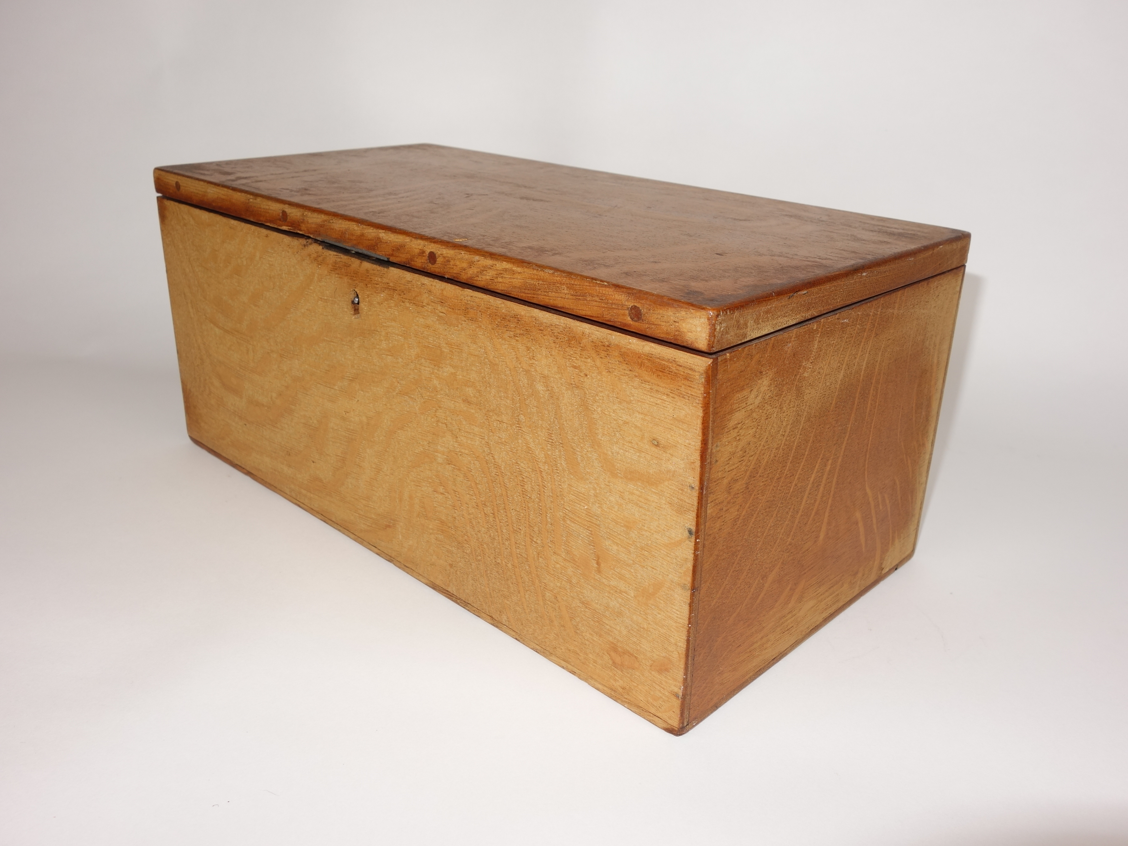 Vintage Oak Recipe Box