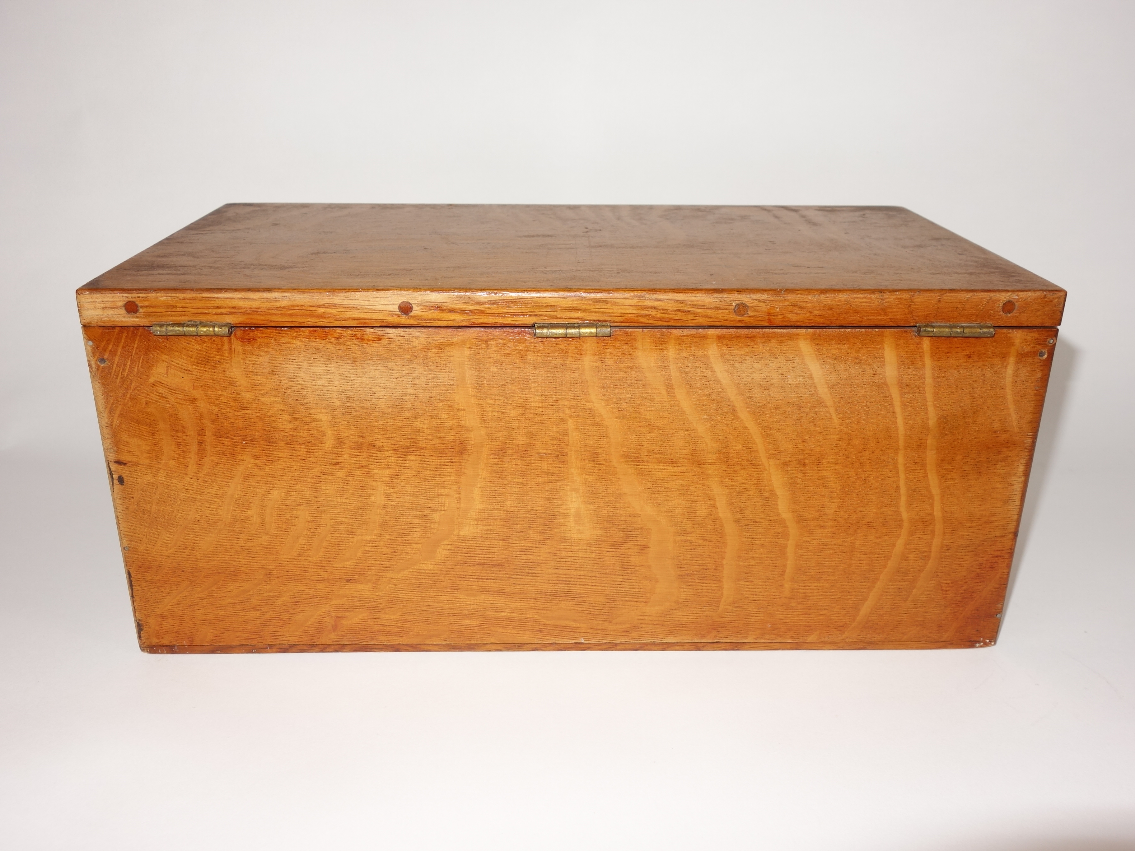 Vintage Oak Recipe Box