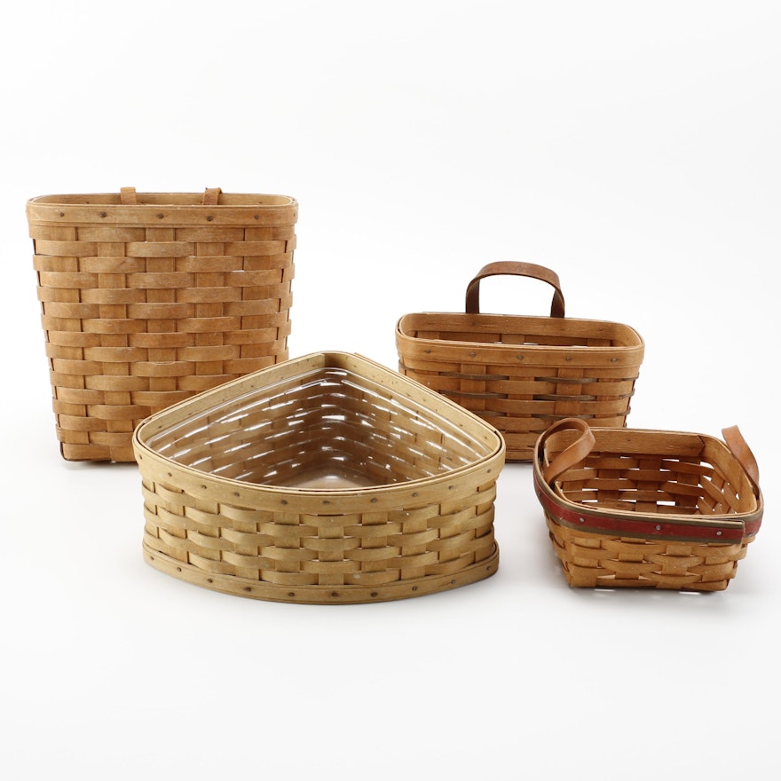 Grouping of Longaberger Handwoven Baskets