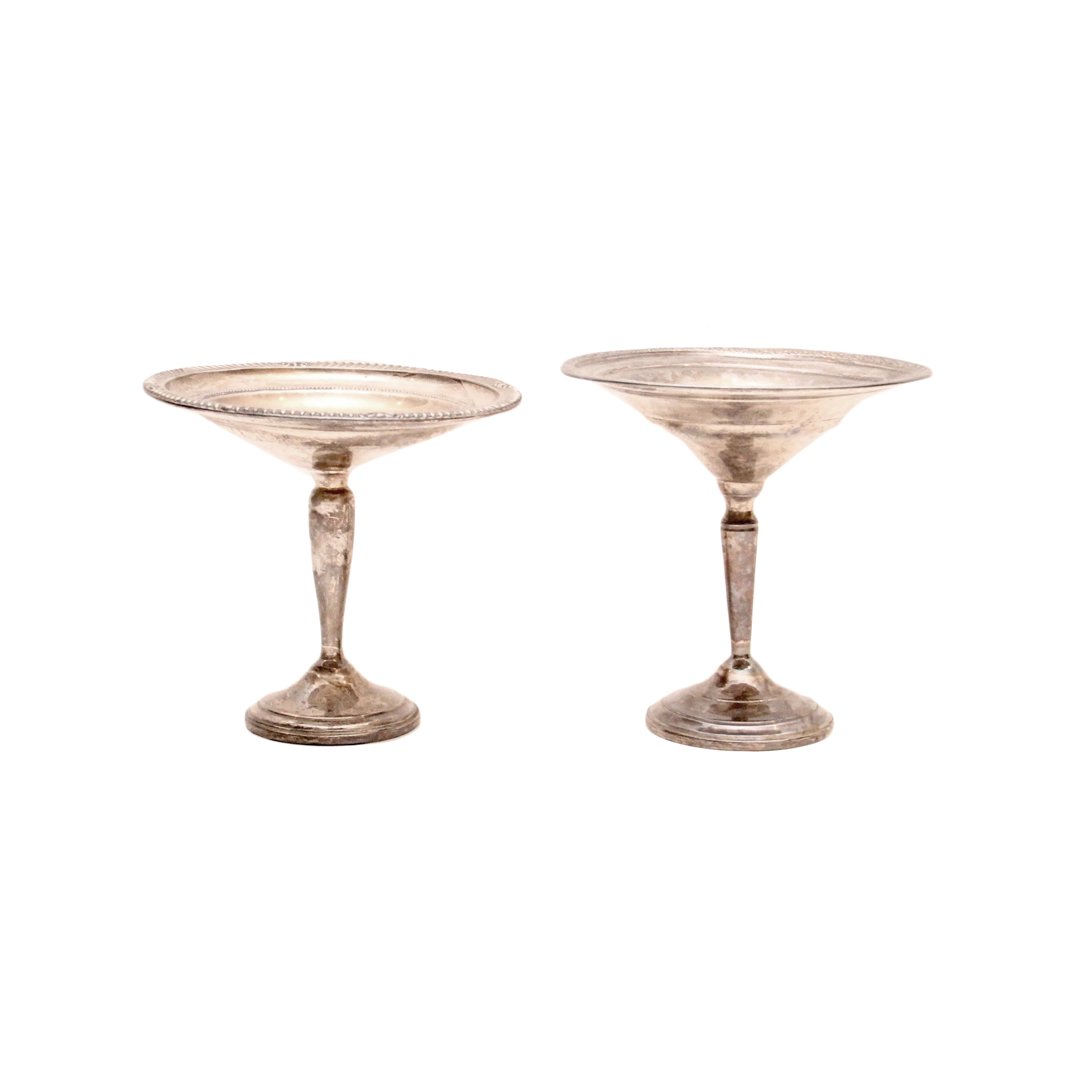 Weighted Sterling Compotes Featuring Frank M. Whiting