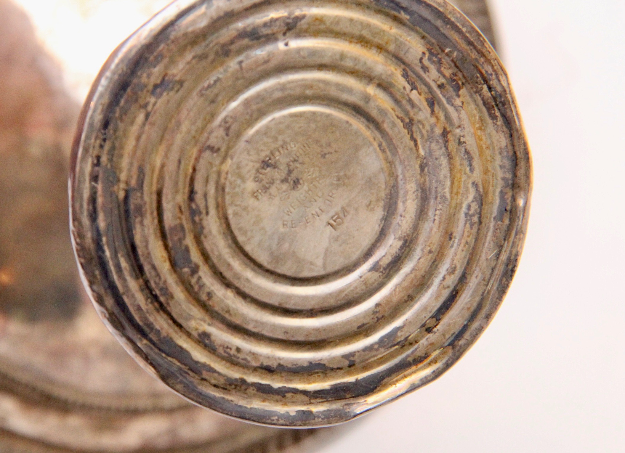 Weighted Sterling Compotes Featuring Frank M. Whiting