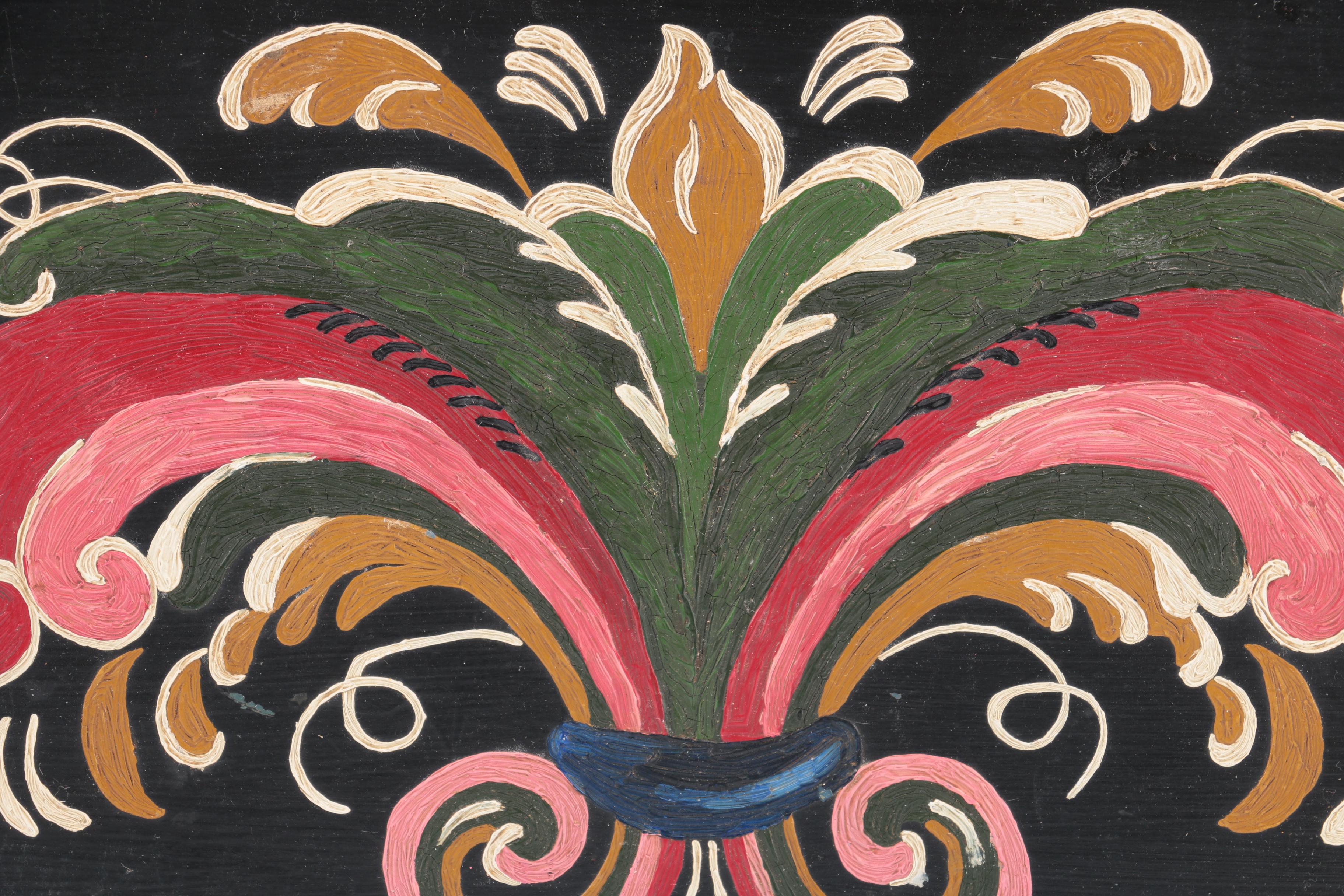 Hand Painted Royal Wooden Serving Tray