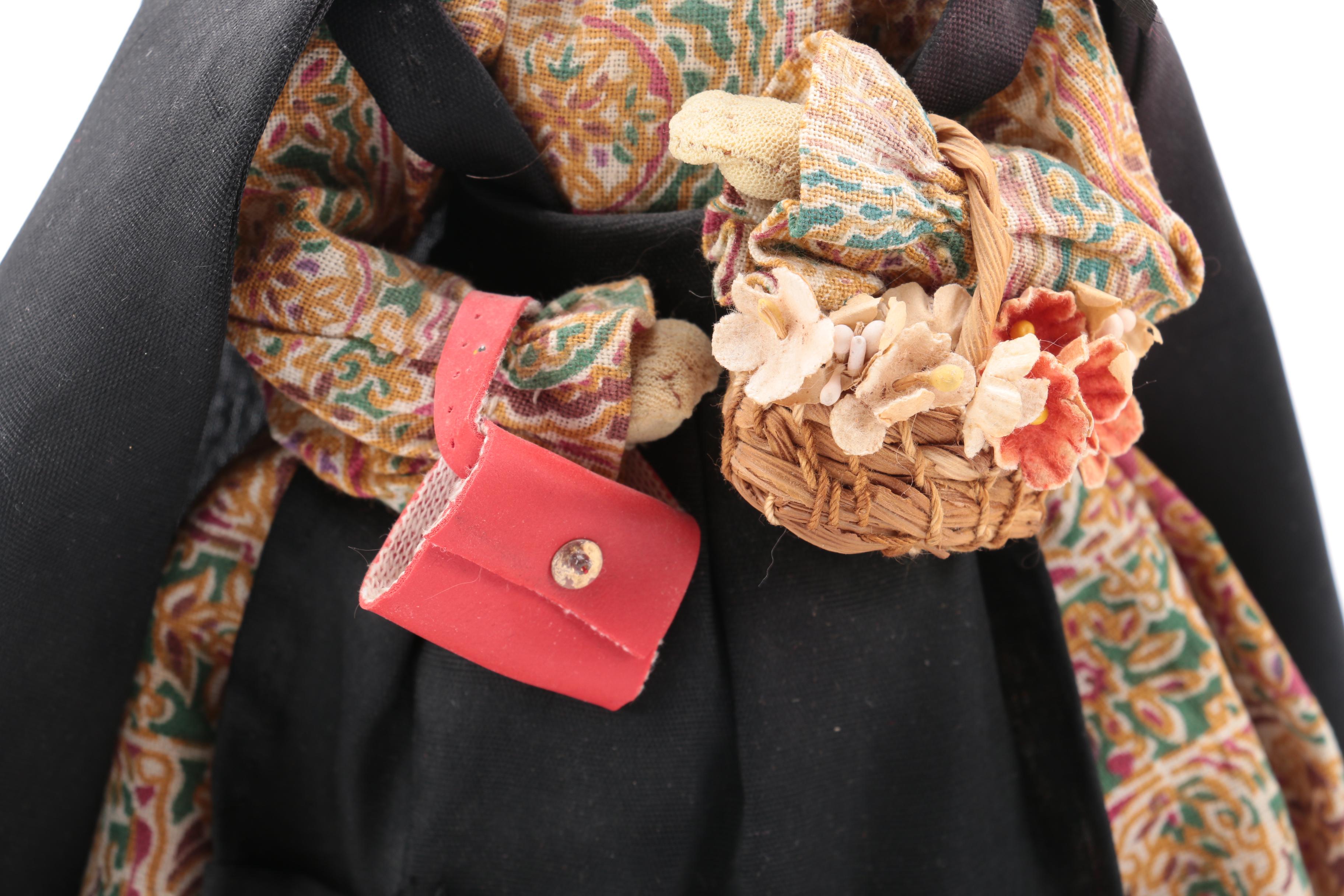 Vintage Handmade Wooden Dolls and Wax Dolls