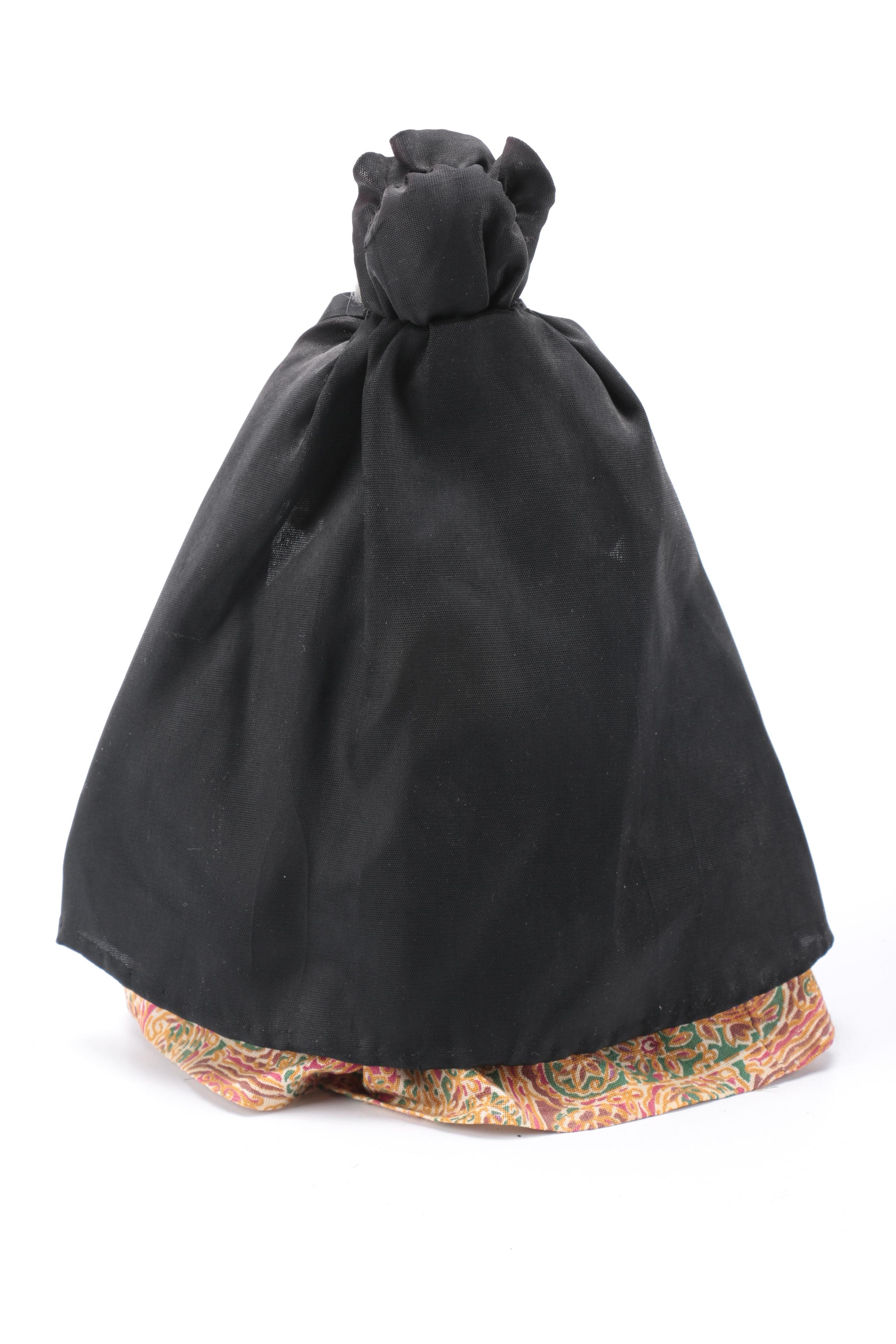 Vintage Handmade Wooden Dolls and Wax Dolls