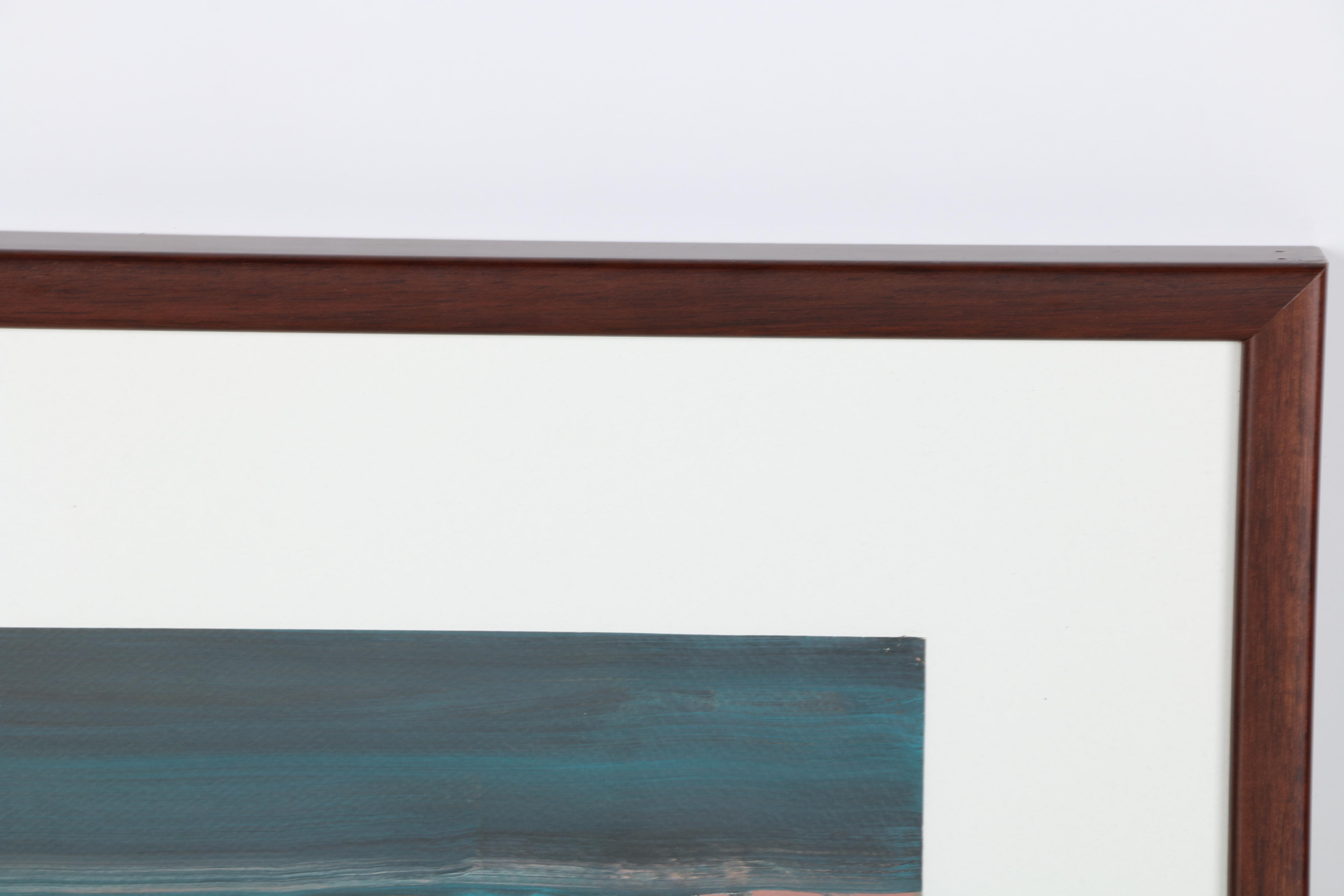 Mary Culbertson-Stark Abstract Oil on Paper "Lunch Box"