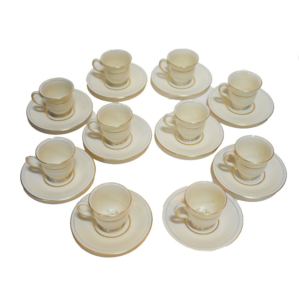 Castleton Dorset Demitasse Cups and Saucers