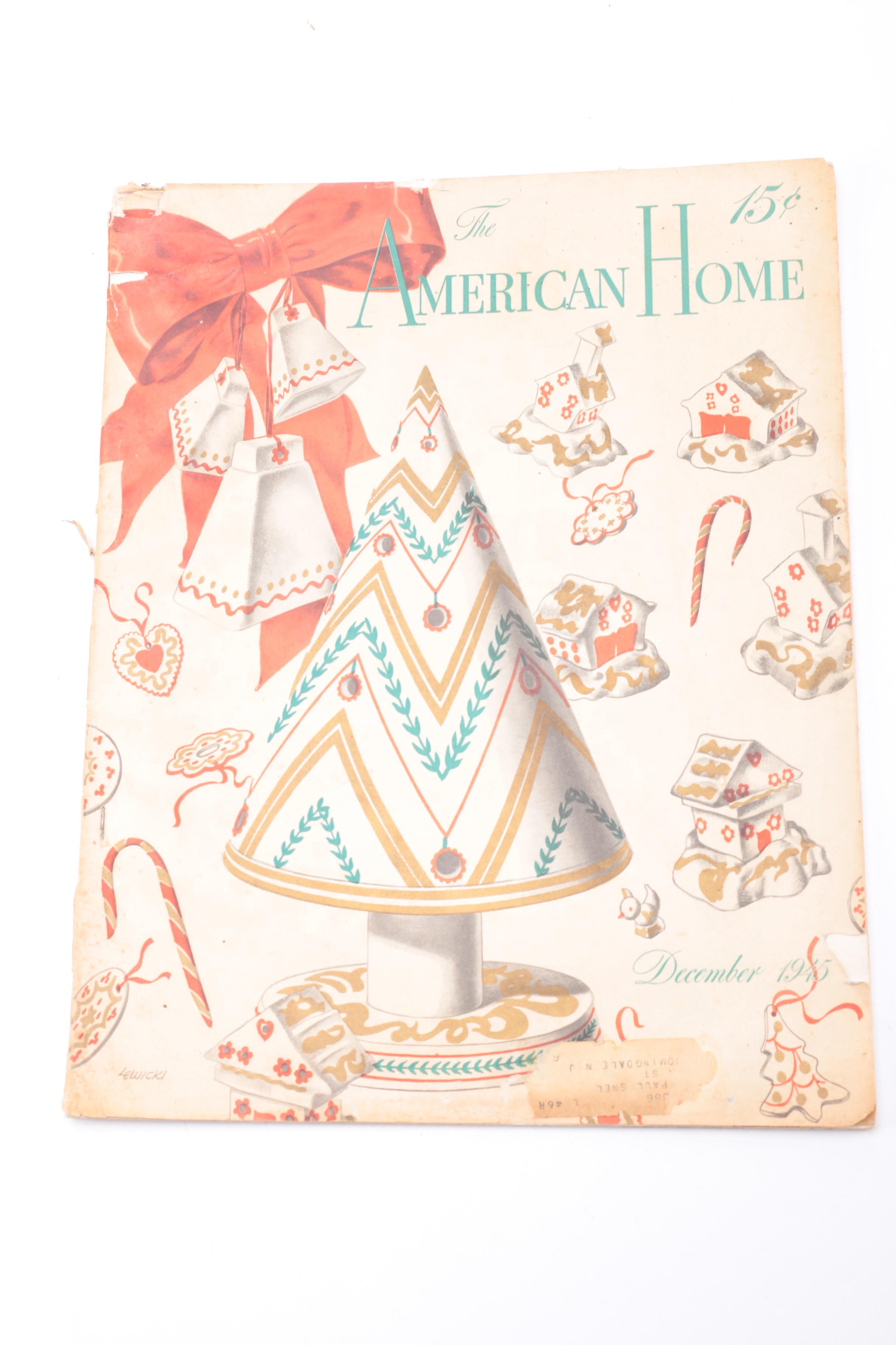 Vintage "American Home" Magazines