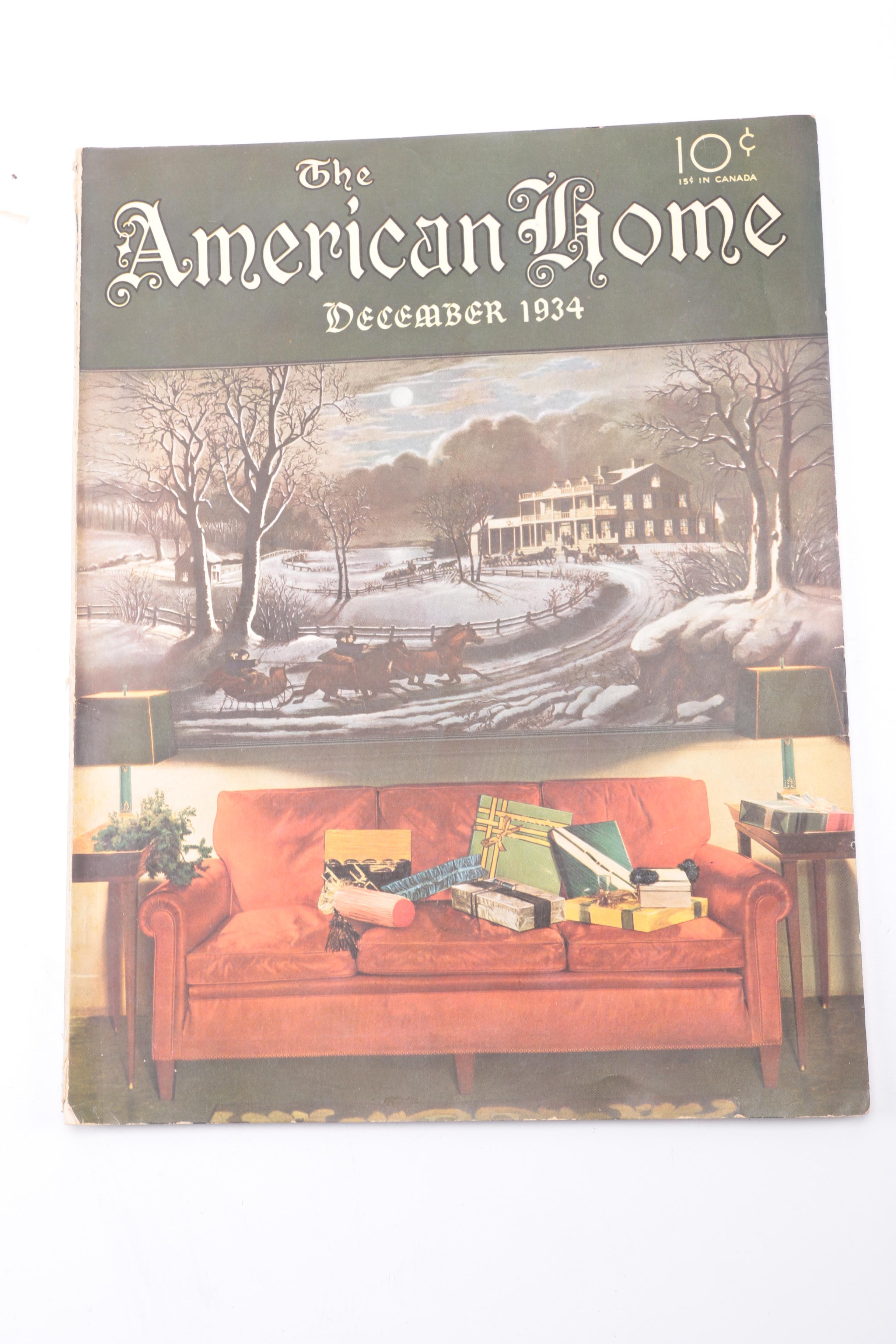 Vintage "American Home" Magazines