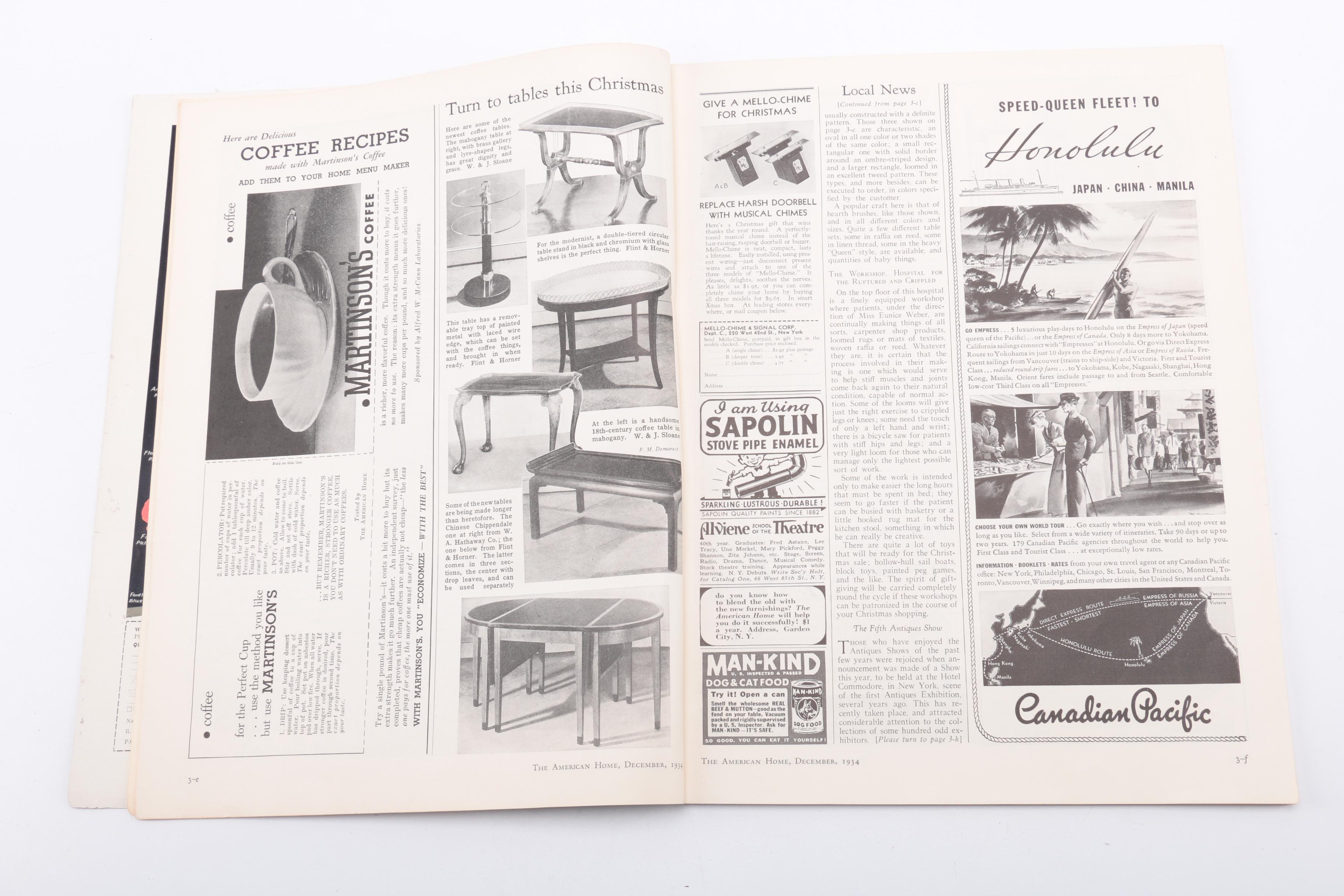 Vintage "American Home" Magazines