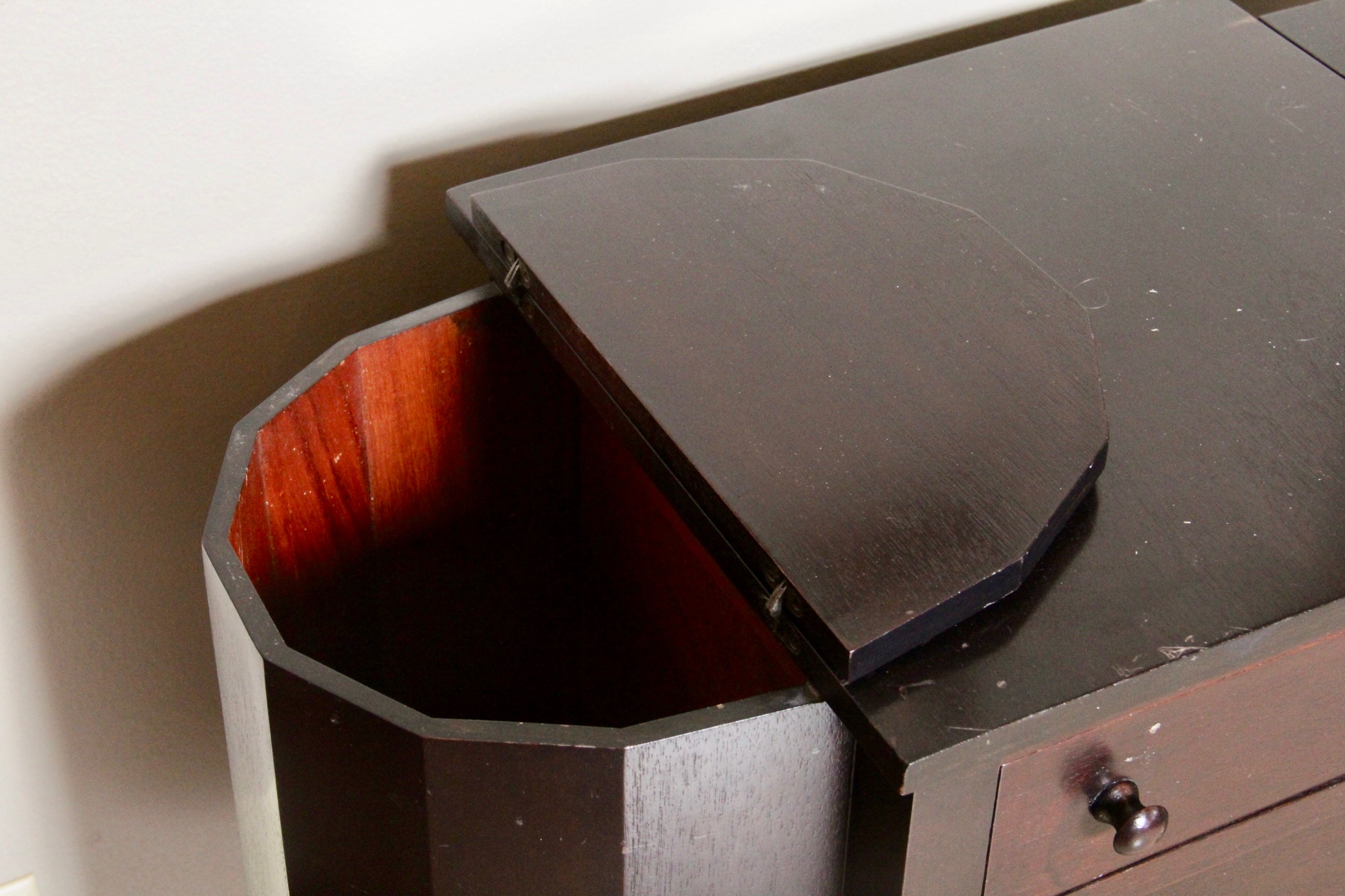 Martha Washington Style Mahogany Sewing Table by Imperial Table Company