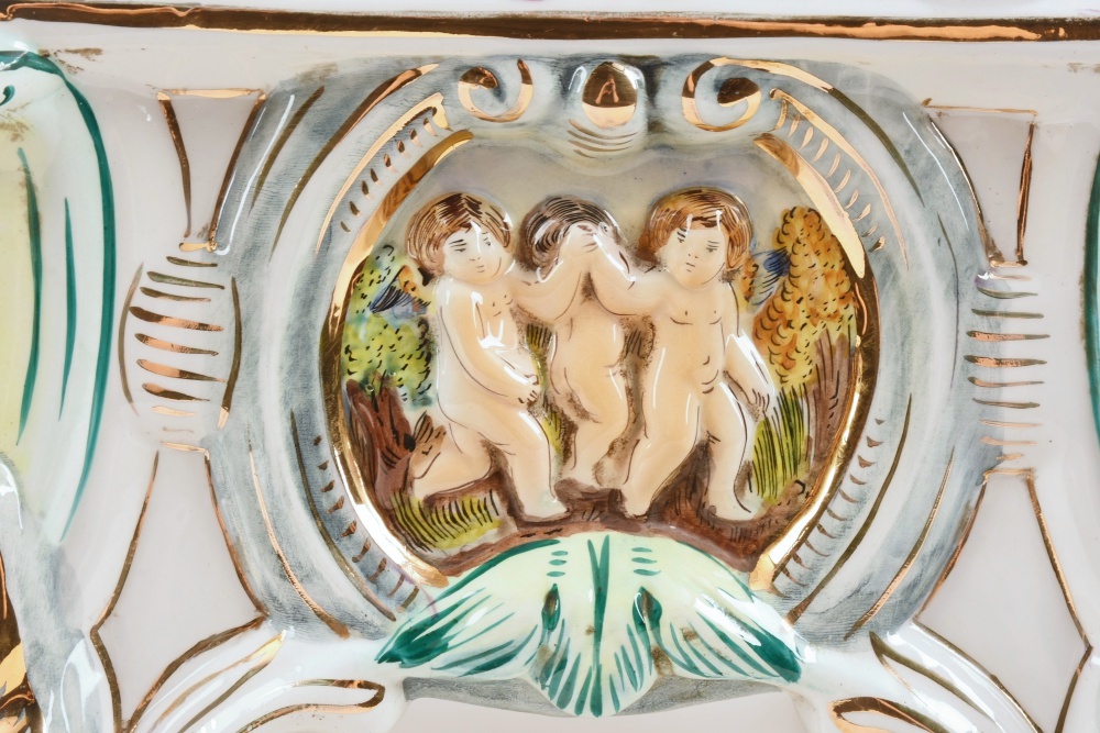 Italian Capodimonte Pedestal