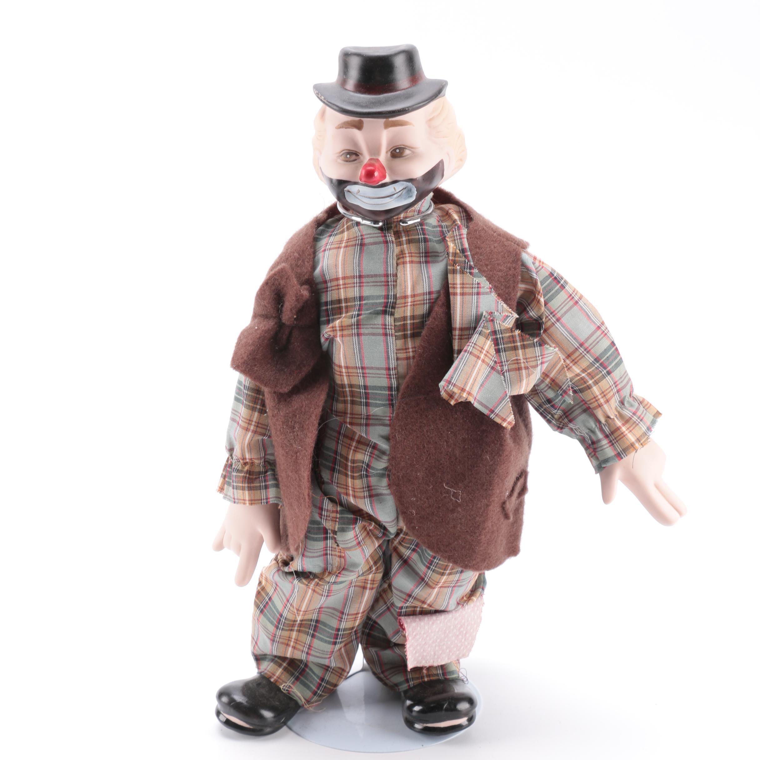Porcelain Clown Doll