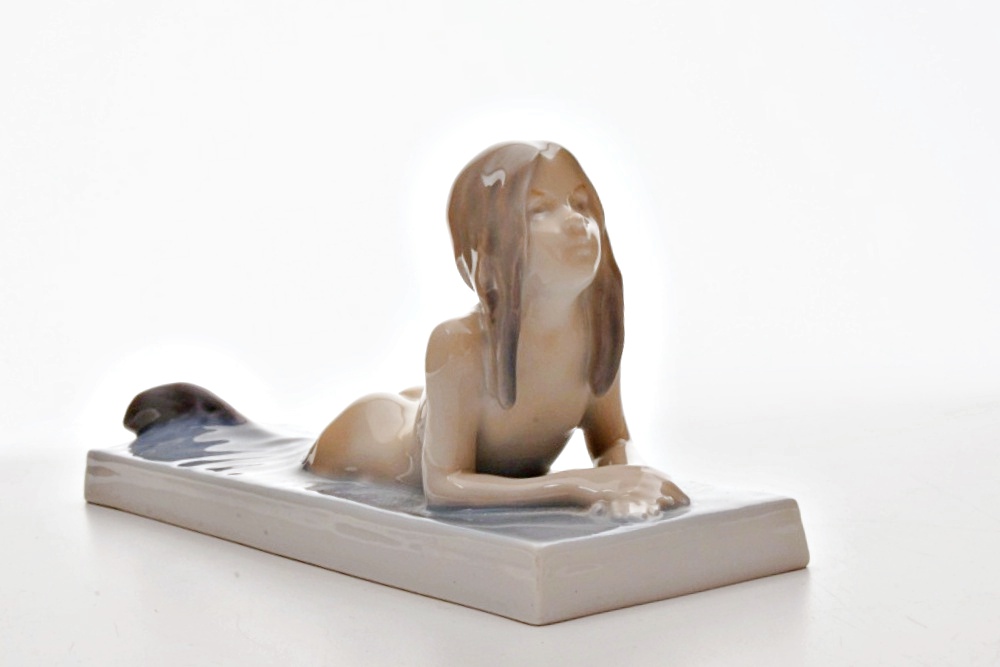 Highly Sought Royal Copenhagen Denmark Mermaid #1212