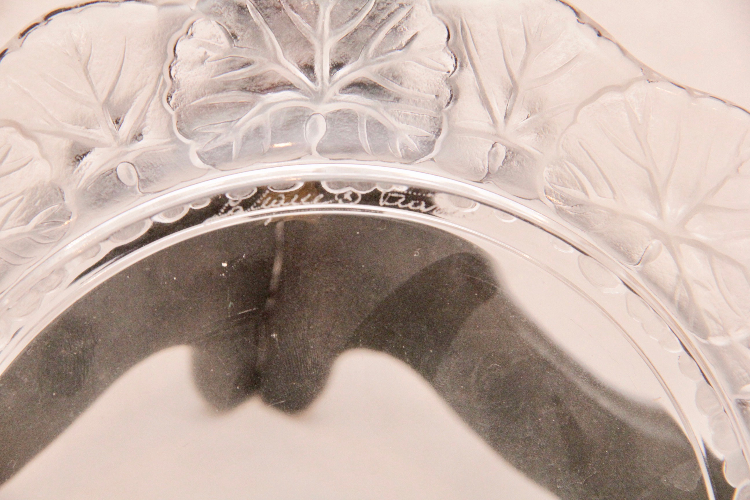 Lalique Honfleur Plate