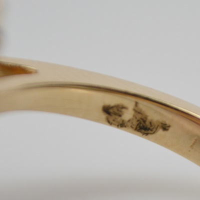 14K Yellow Gold 4.73 CTS Emerald and Diamond Ring