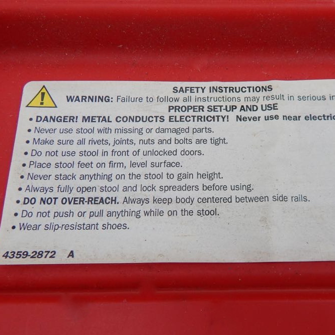 8' Gorilla Metal Ladder And Cosco Platform Ladder