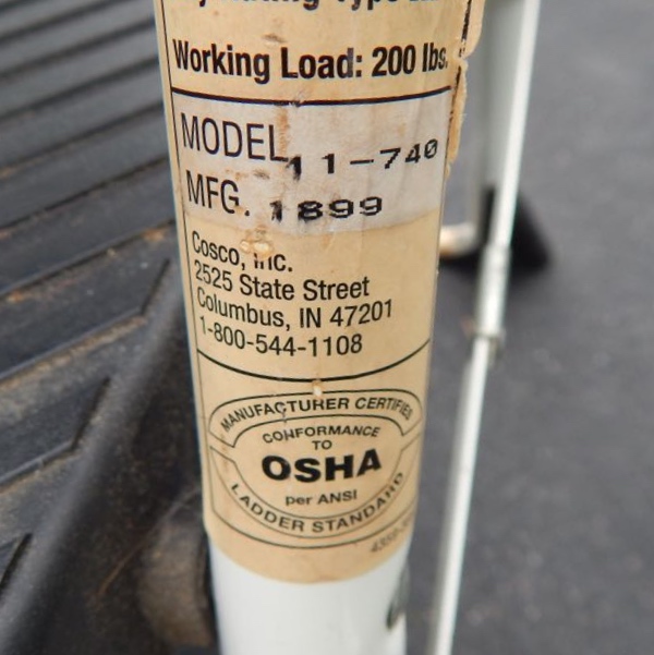 8' Gorilla Metal Ladder And Cosco Platform Ladder